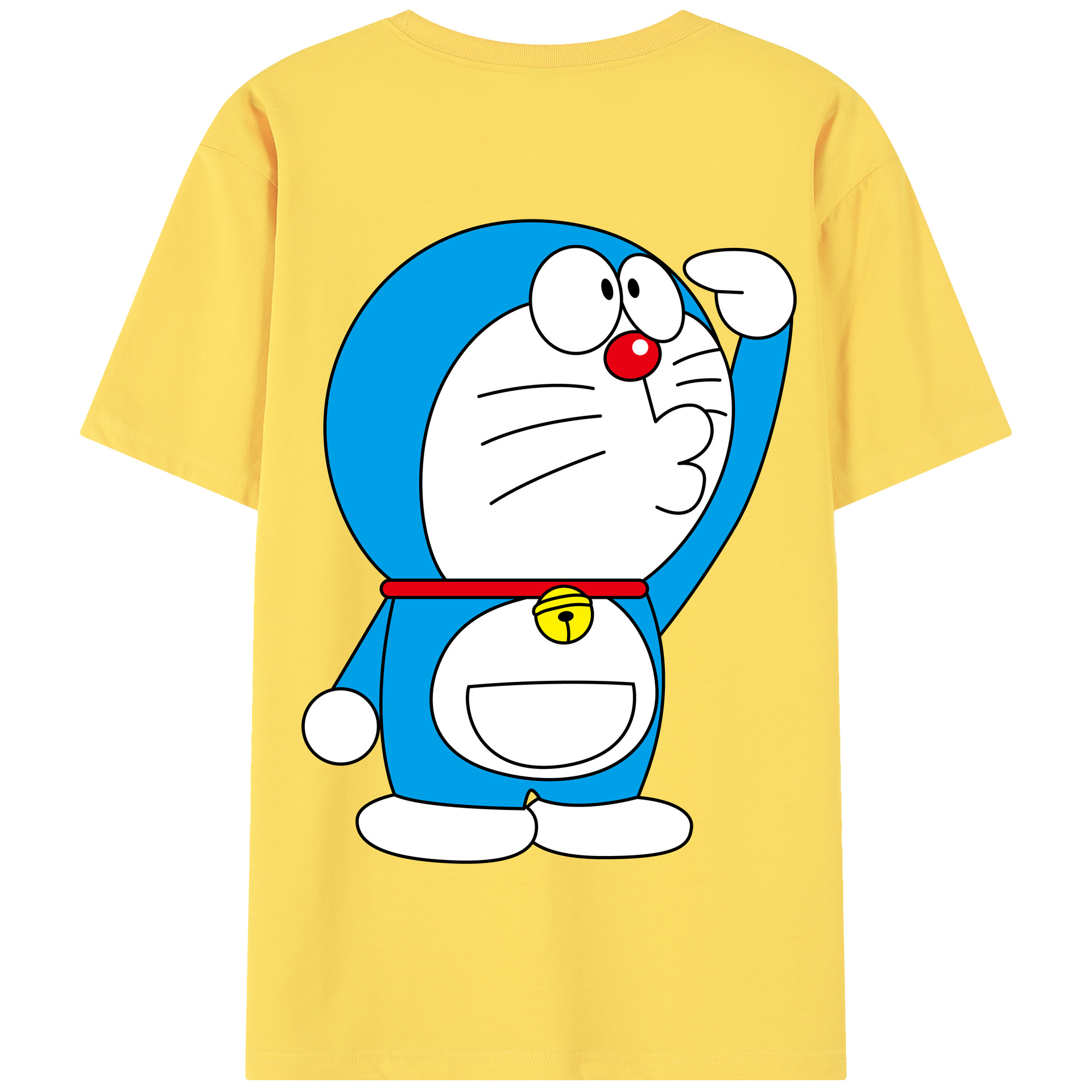 （画像用） ドラえもん Doraemon 綿100％半袖Tシャツ（背面プリント）