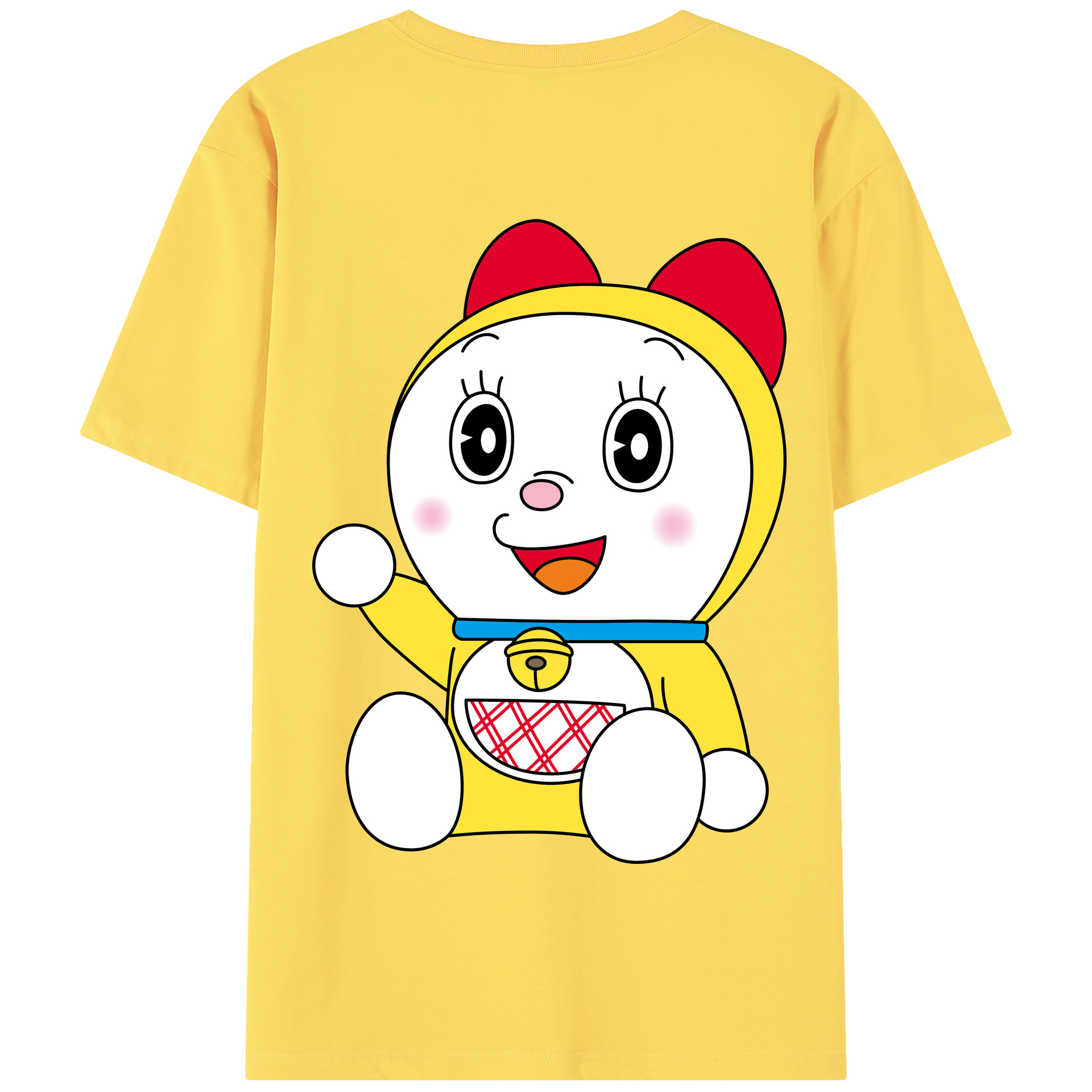 （画像用） ドラえもん ドラミ Doraemon Dorami 綿100％半袖Tシャツ（背面プリント）