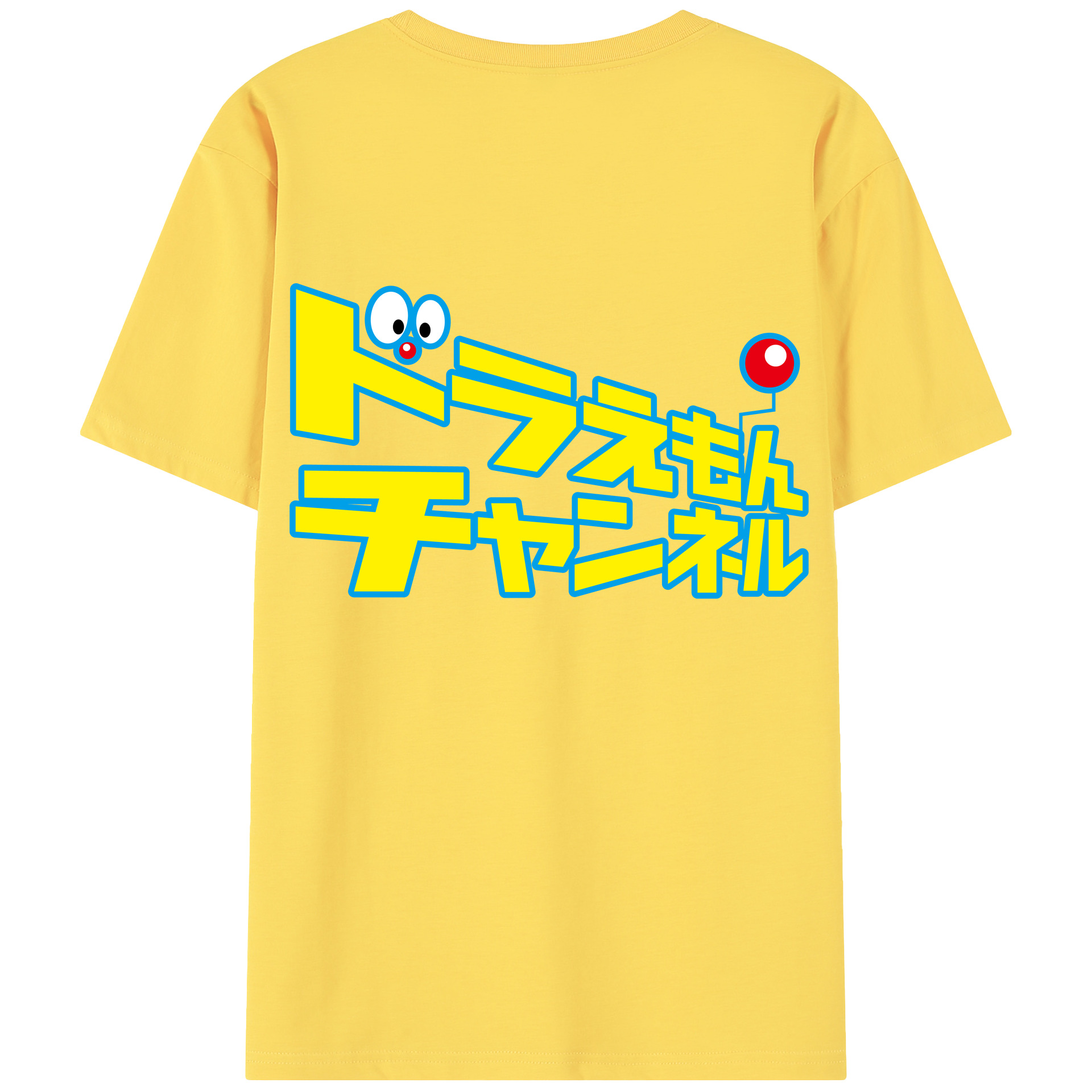 （画像用） ドラえもん Doraemon 綿100％半袖Tシャツ（背面プリント）