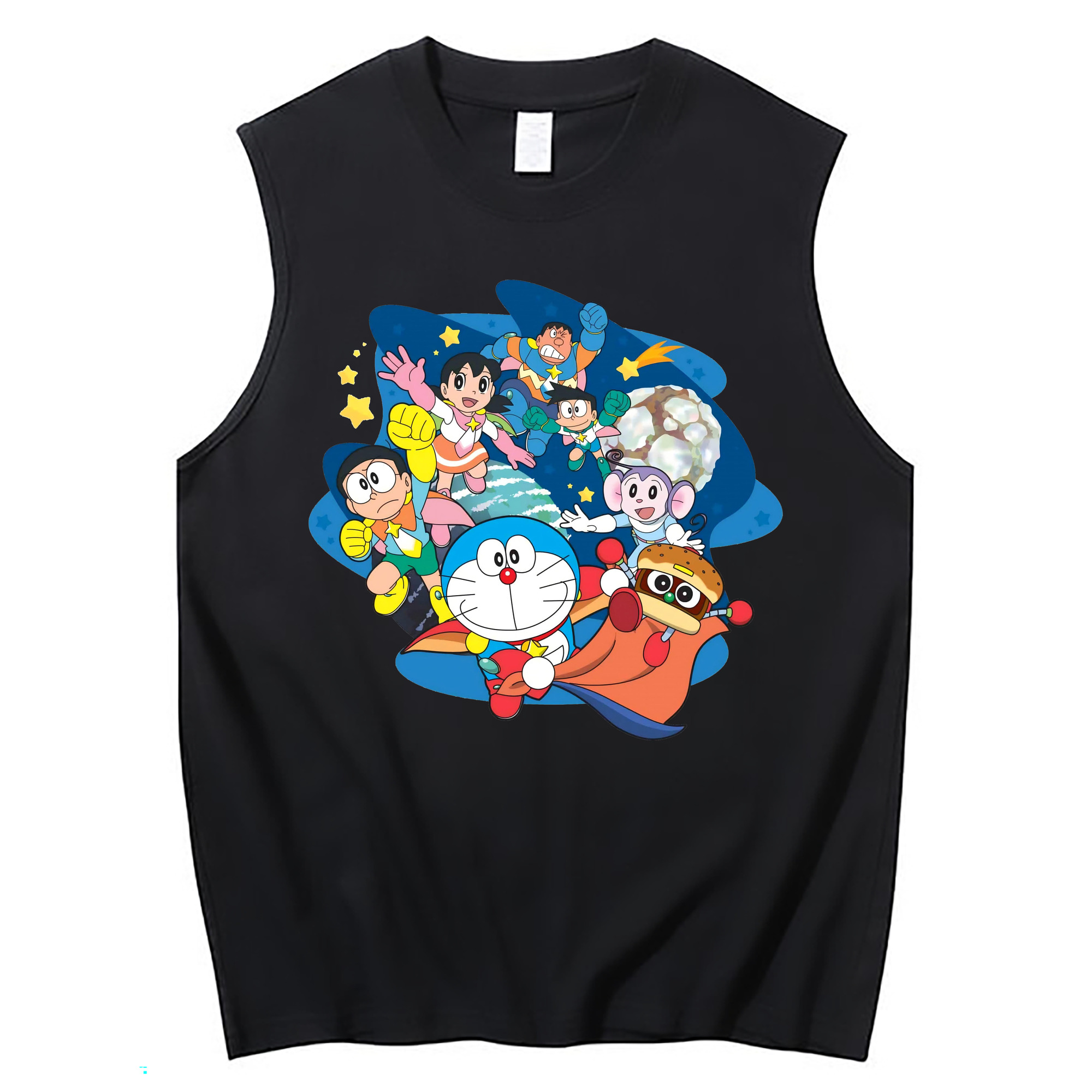 （画像用） ドラえもん Doraemon コットン100％タンクトップ（フロントプリント）