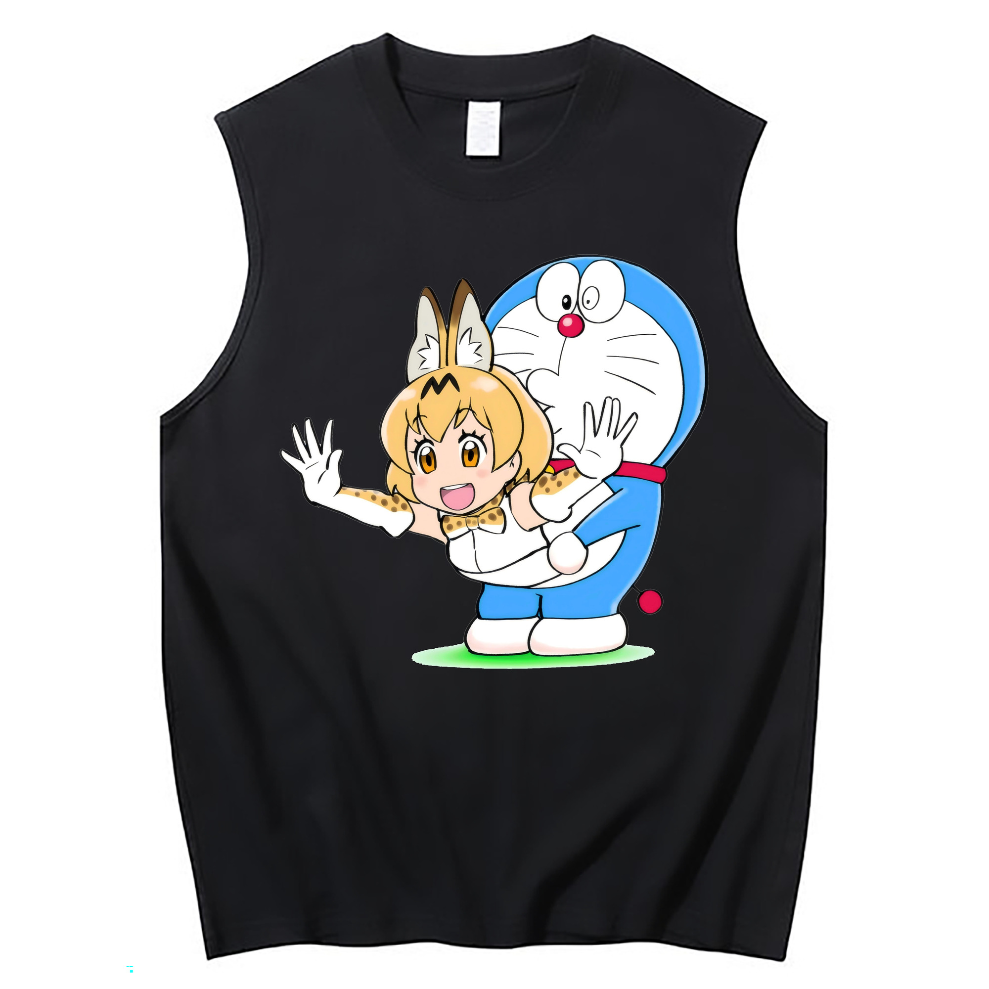 （画像用） ドラえもん Doraemon コットン100％タンクトップ（フロントプリント）