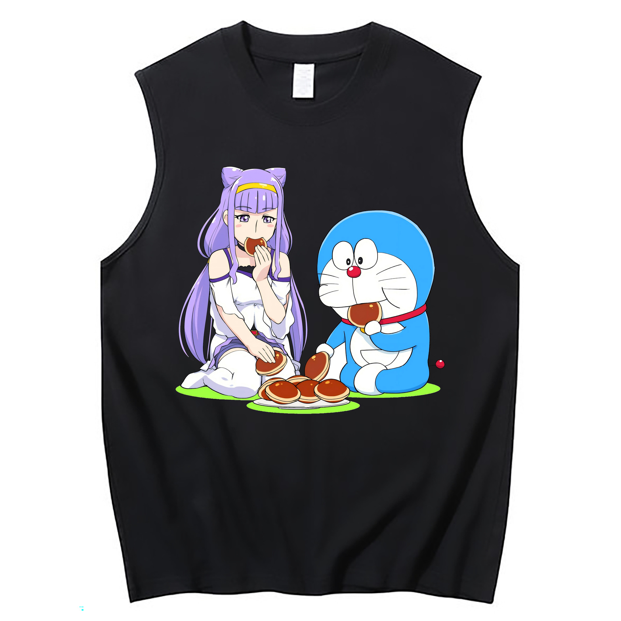 （画像用） ドラえもん Doraemon コットン100％タンクトップ（フロントプリント）