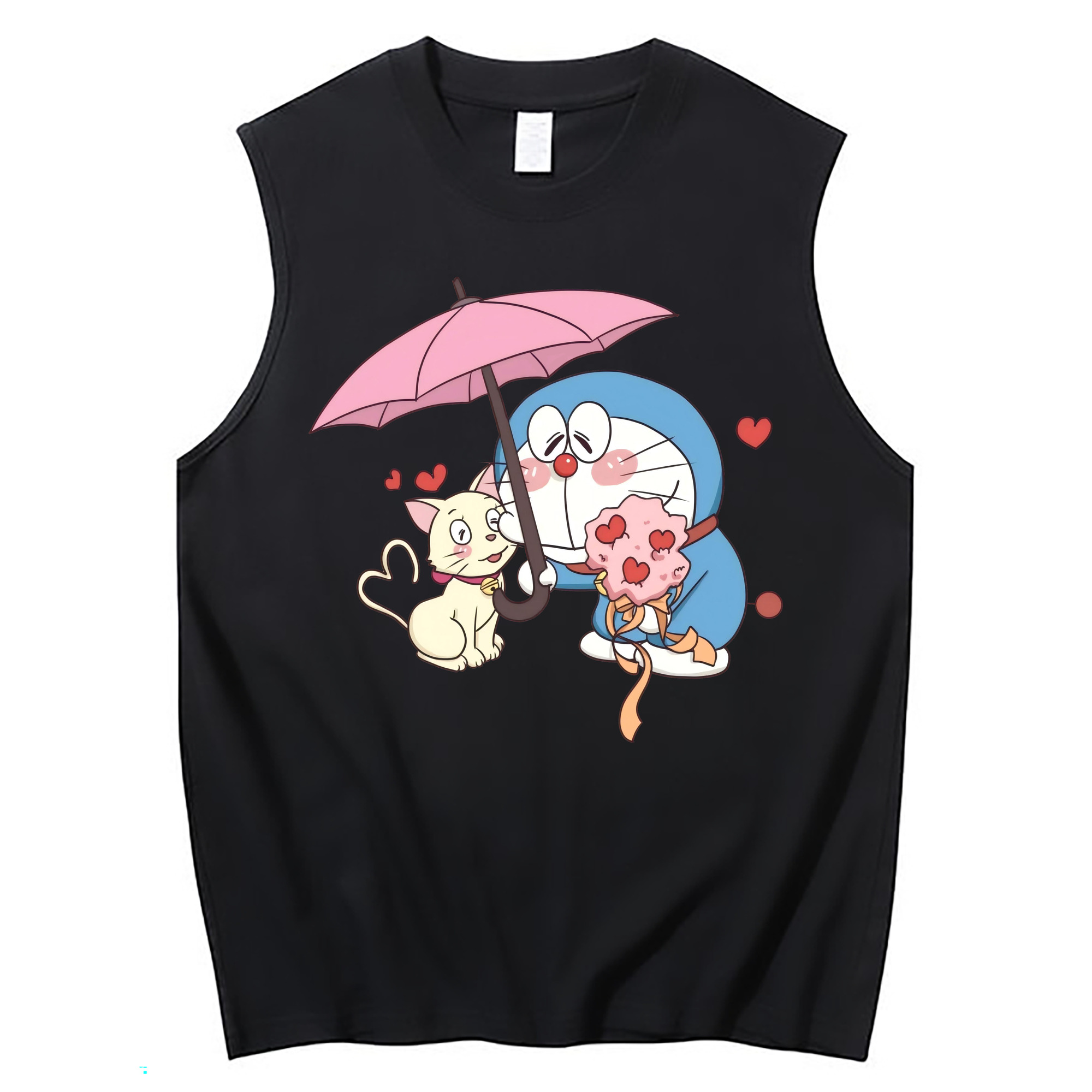 （画像用） ドラえもん Doraemon コットン100％タンクトップ（フロントプリント）