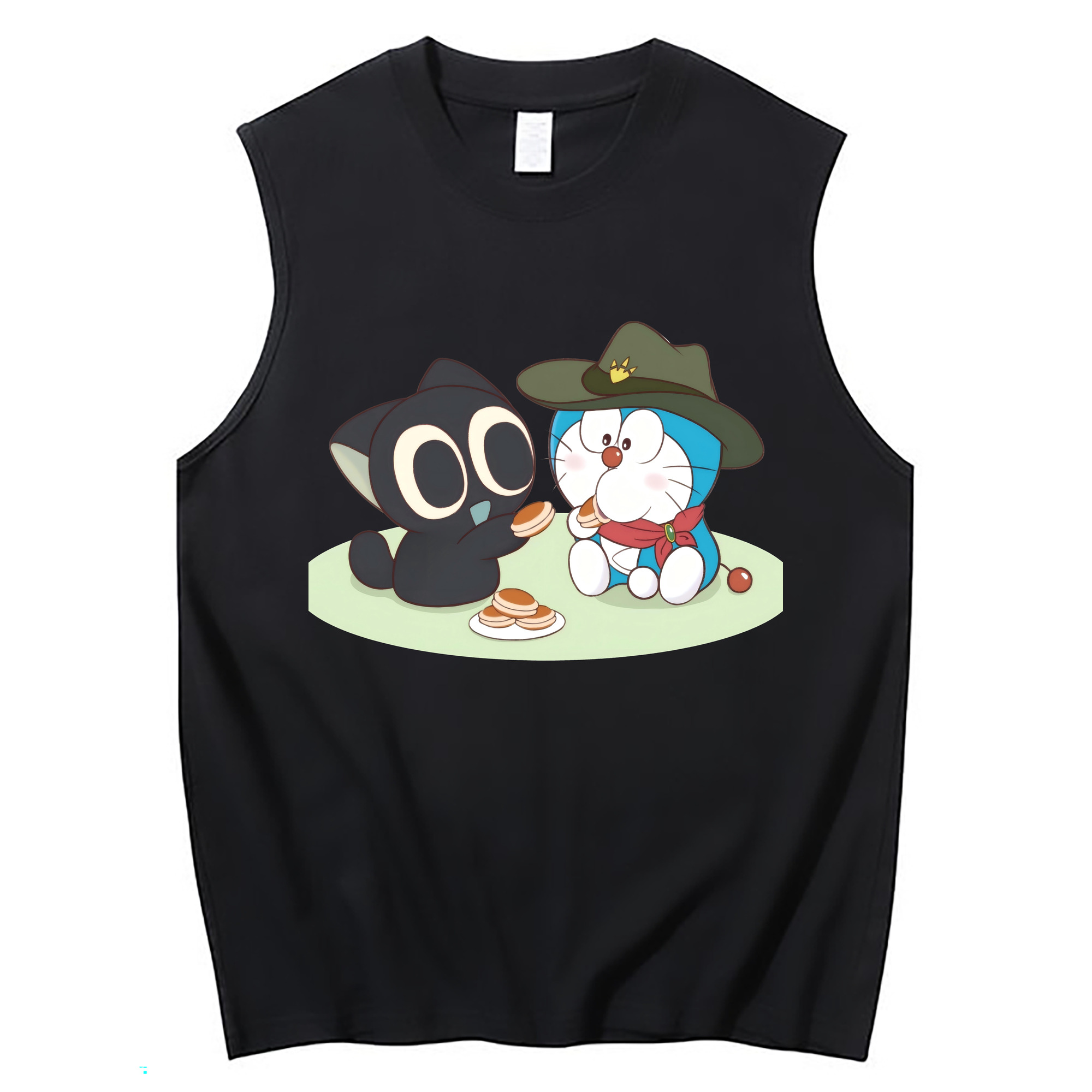 （画像用） ドラえもん Doraemon コットン100％タンクトップ（フロントプリント）
