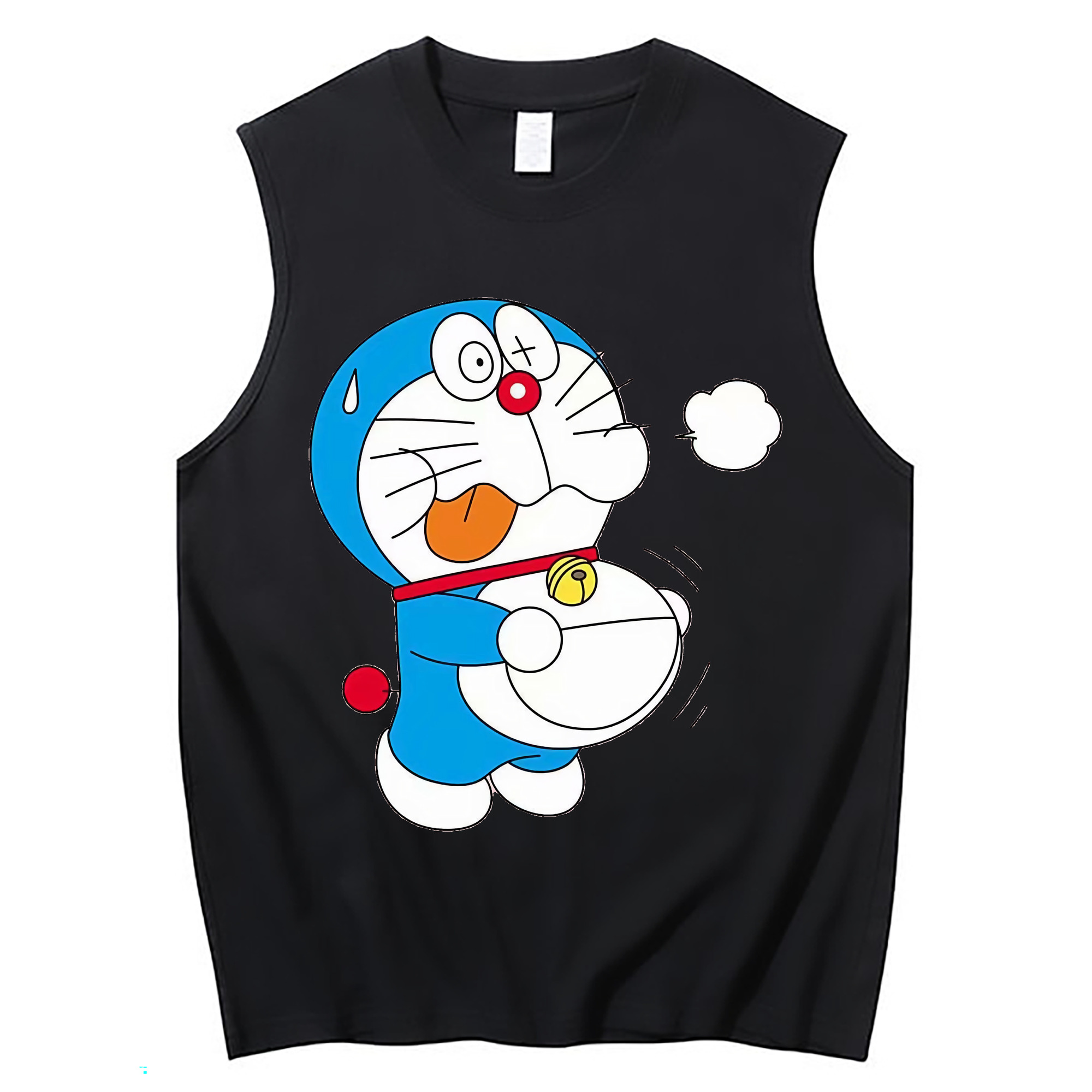 （画像用） ドラえもん Doraemon コットン100％タンクトップ（フロントプリント）