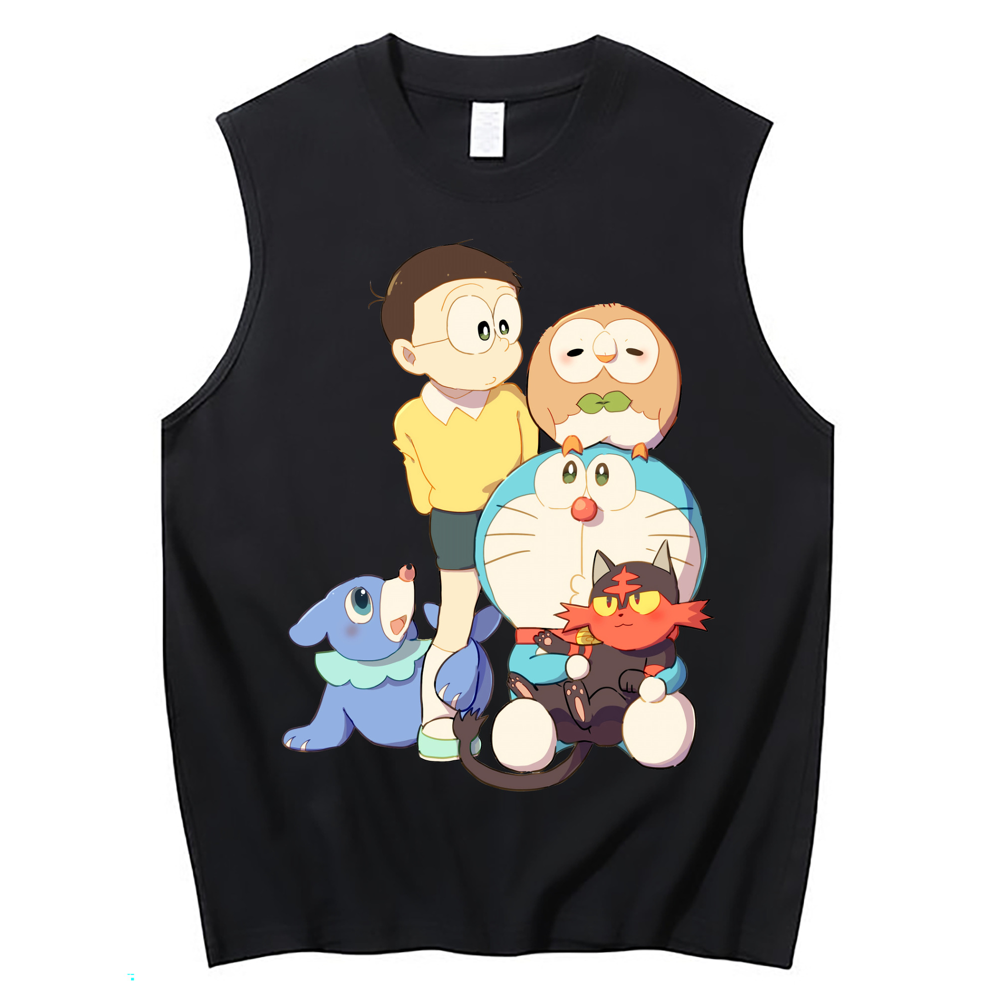 （画像用） ドラえもん Doraemon コットン100％タンクトップ（フロントプリント）