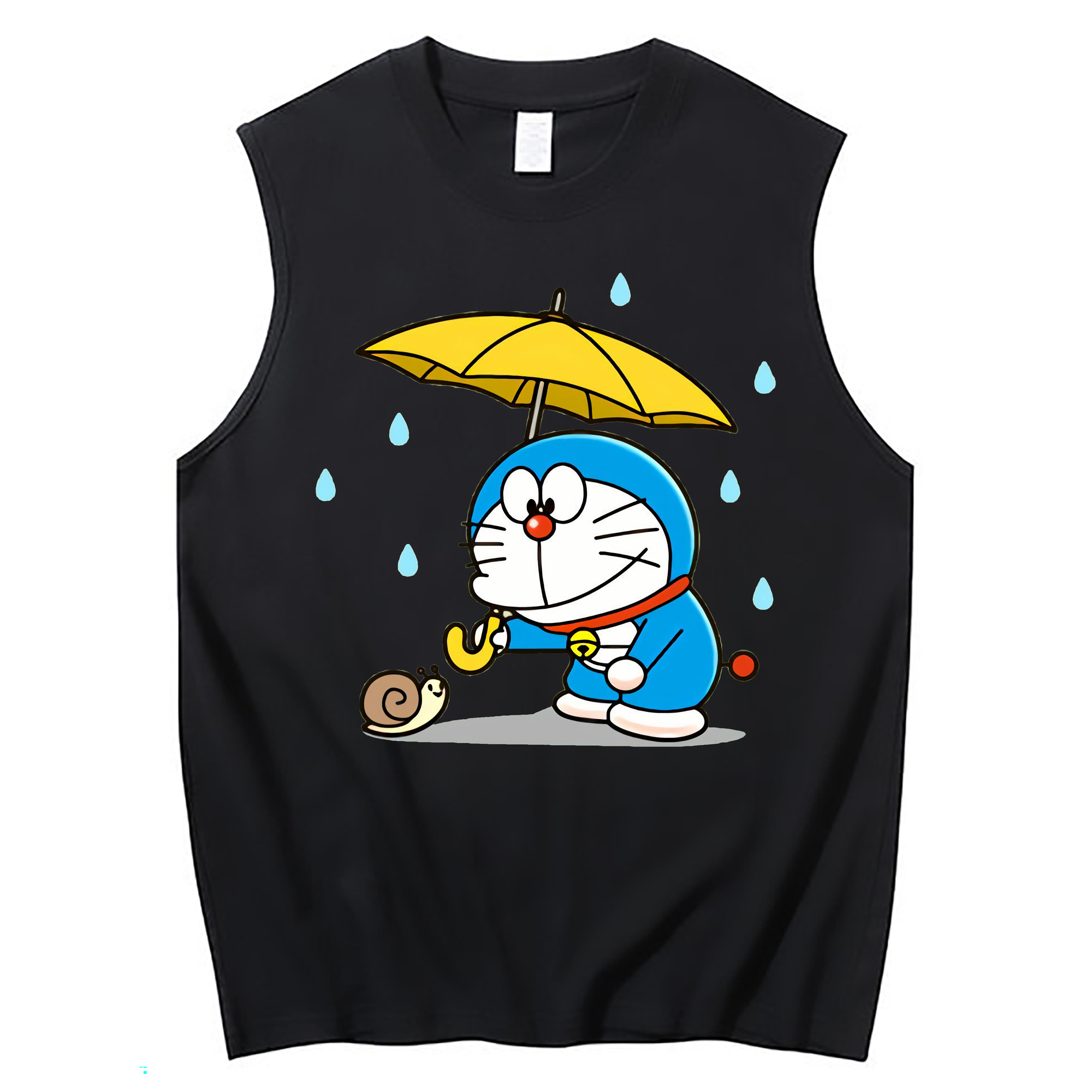 （画像用） ドラえもん Doraemon コットン100％タンクトップ（フロントプリント）