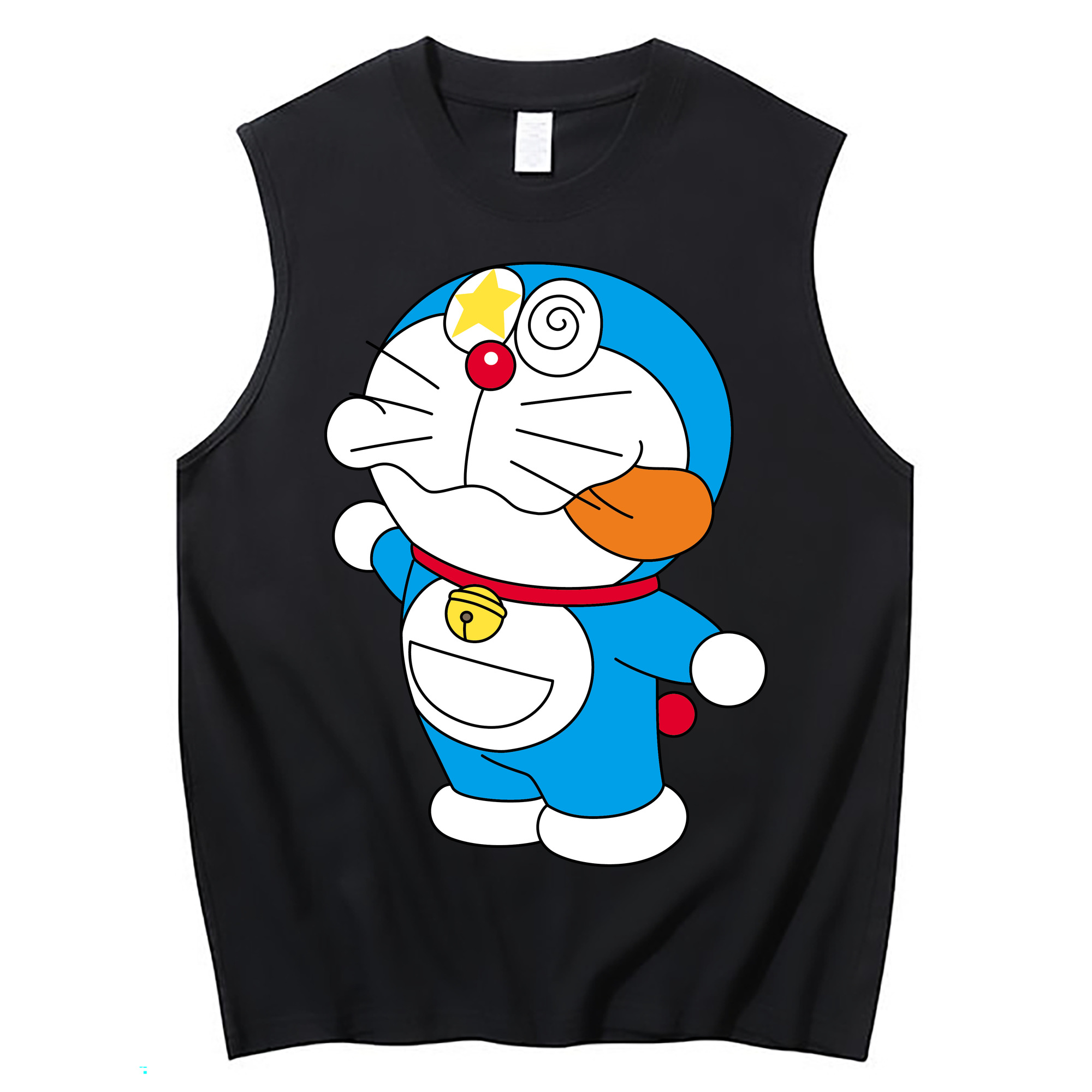 （画像用） ドラえもん Doraemon コットン100％タンクトップ（フロントプリント）