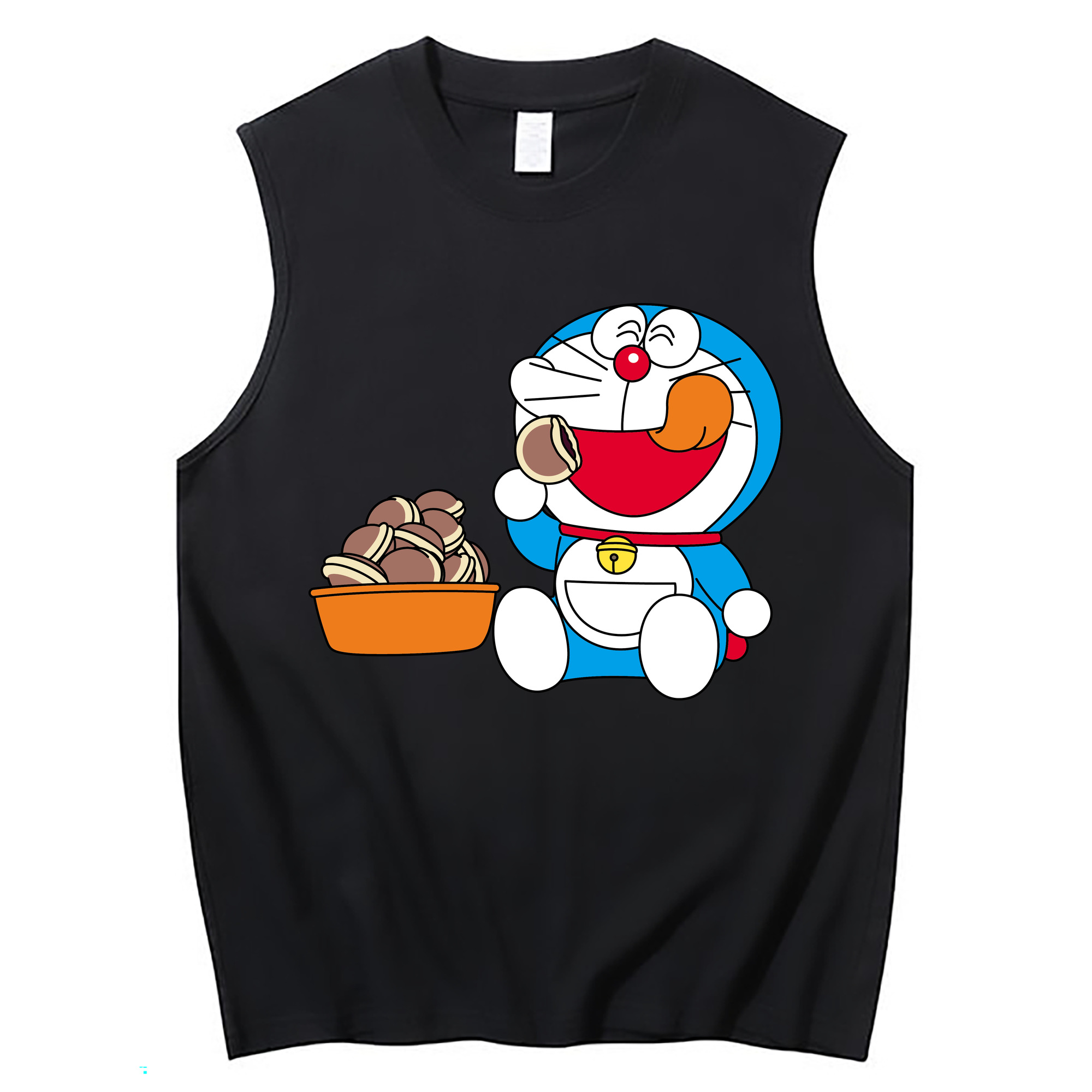（画像用） ドラえもん Doraemon コットン100％タンクトップ（フロントプリント）