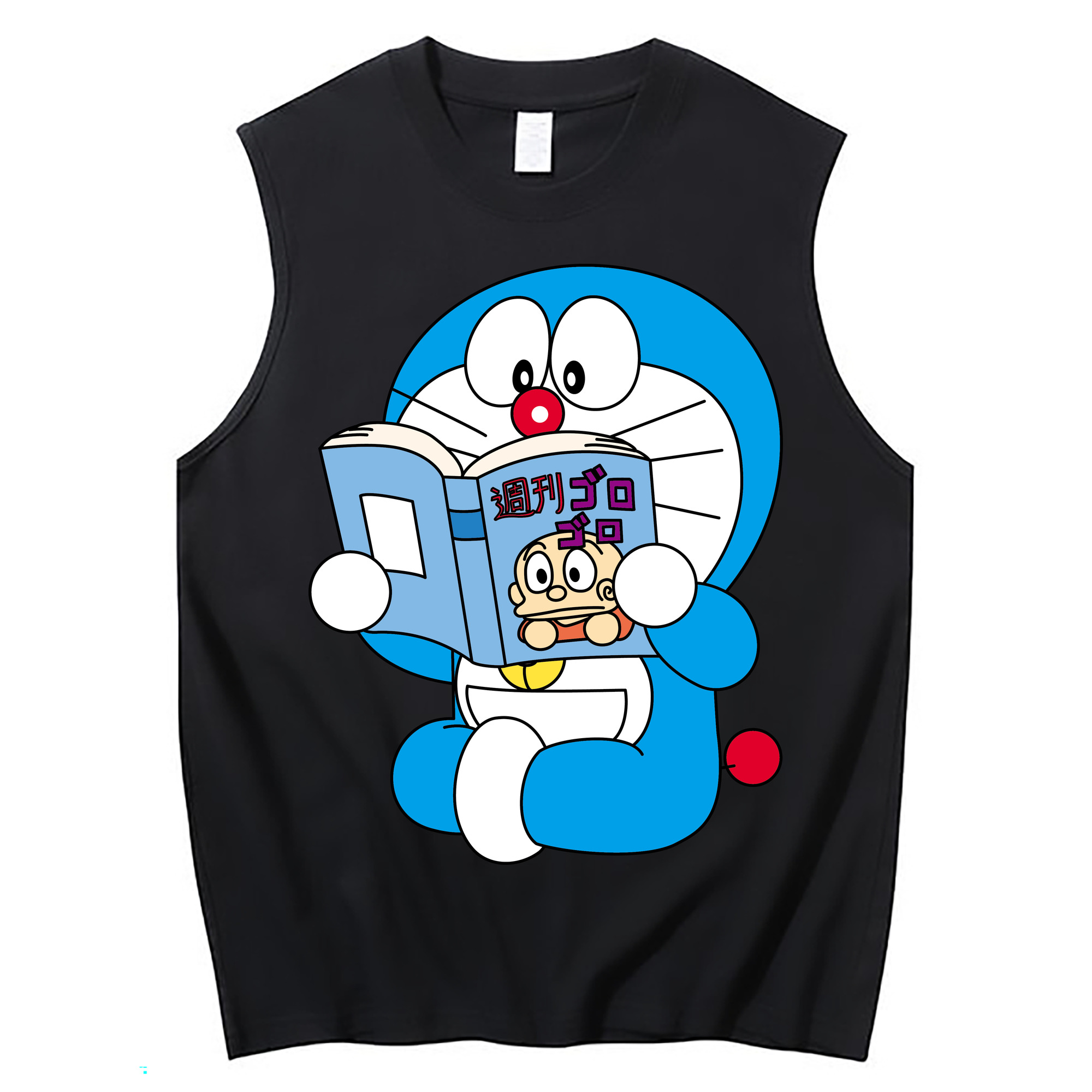 （画像用） ドラえもん Doraemon コットン100％タンクトップ（フロントプリント）