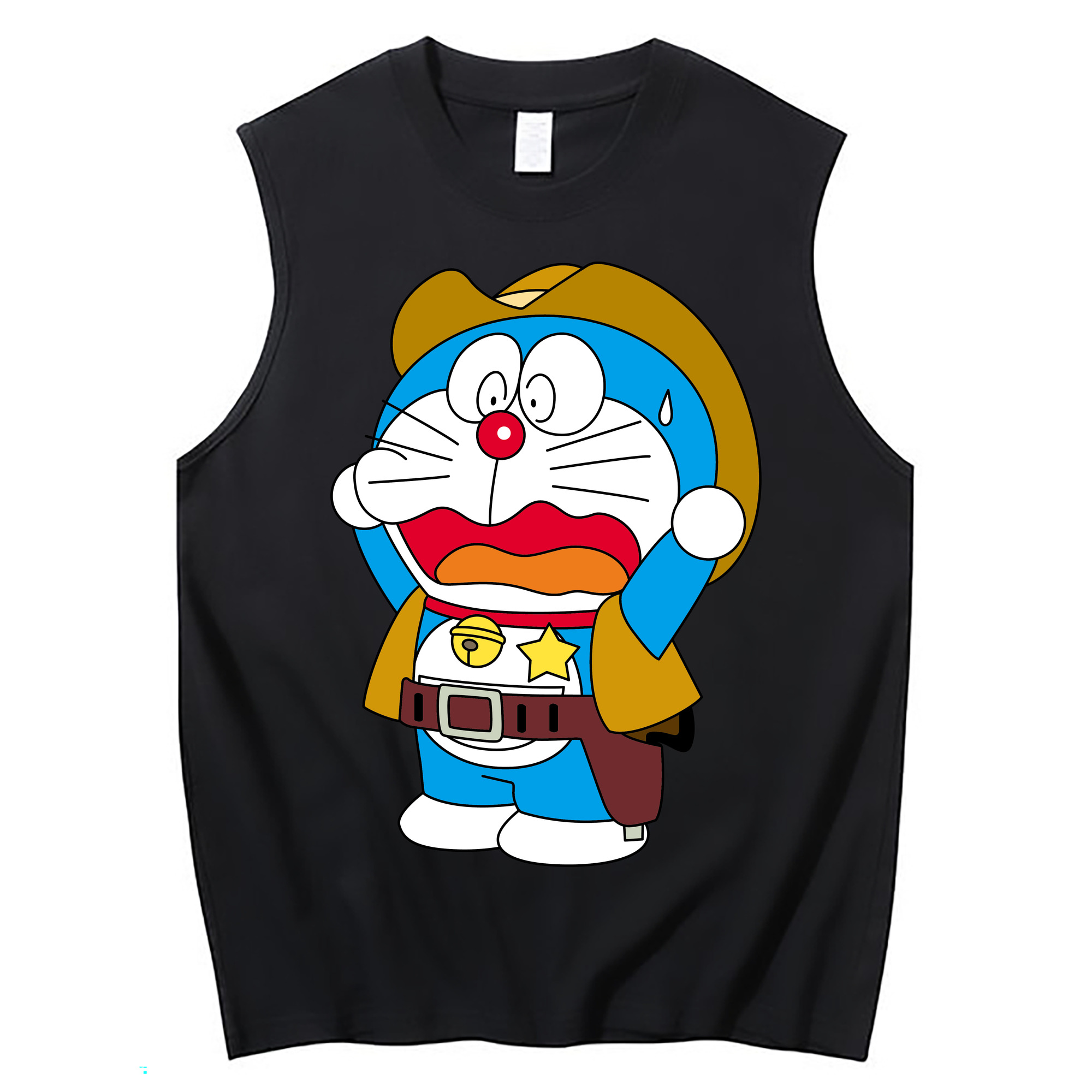 （画像用） ドラえもん Doraemon コットン100％タンクトップ（フロントプリント）