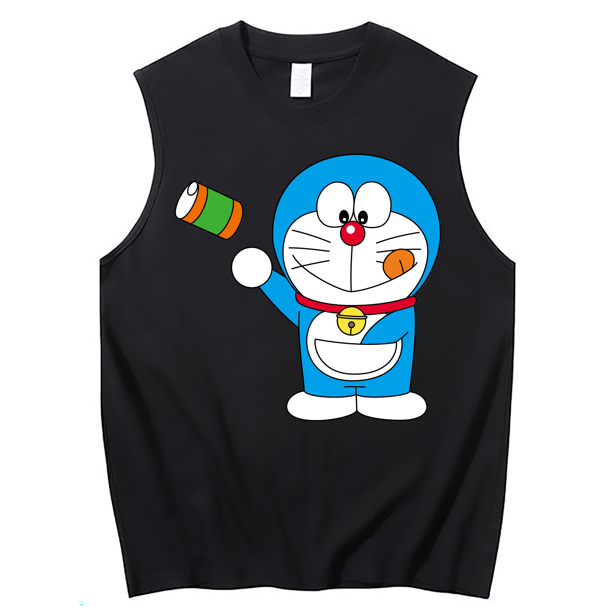 （画像用） ドラえもん Doraemon コットン100％タンクトップ（フロントプリント）