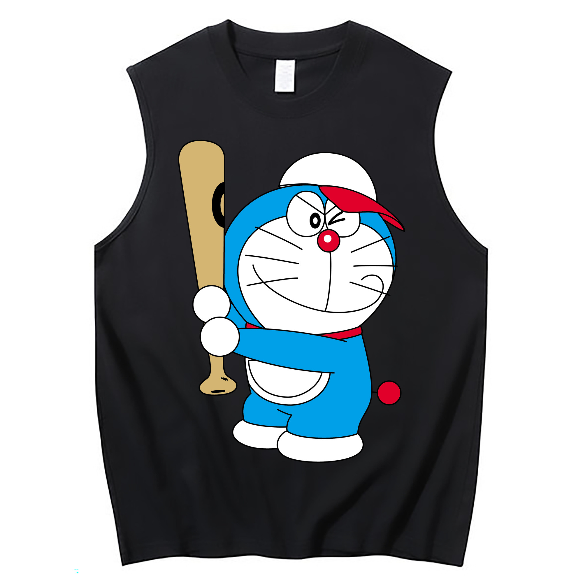 （画像用） ドラえもん Doraemon コットン100％タンクトップ（フロントプリント）