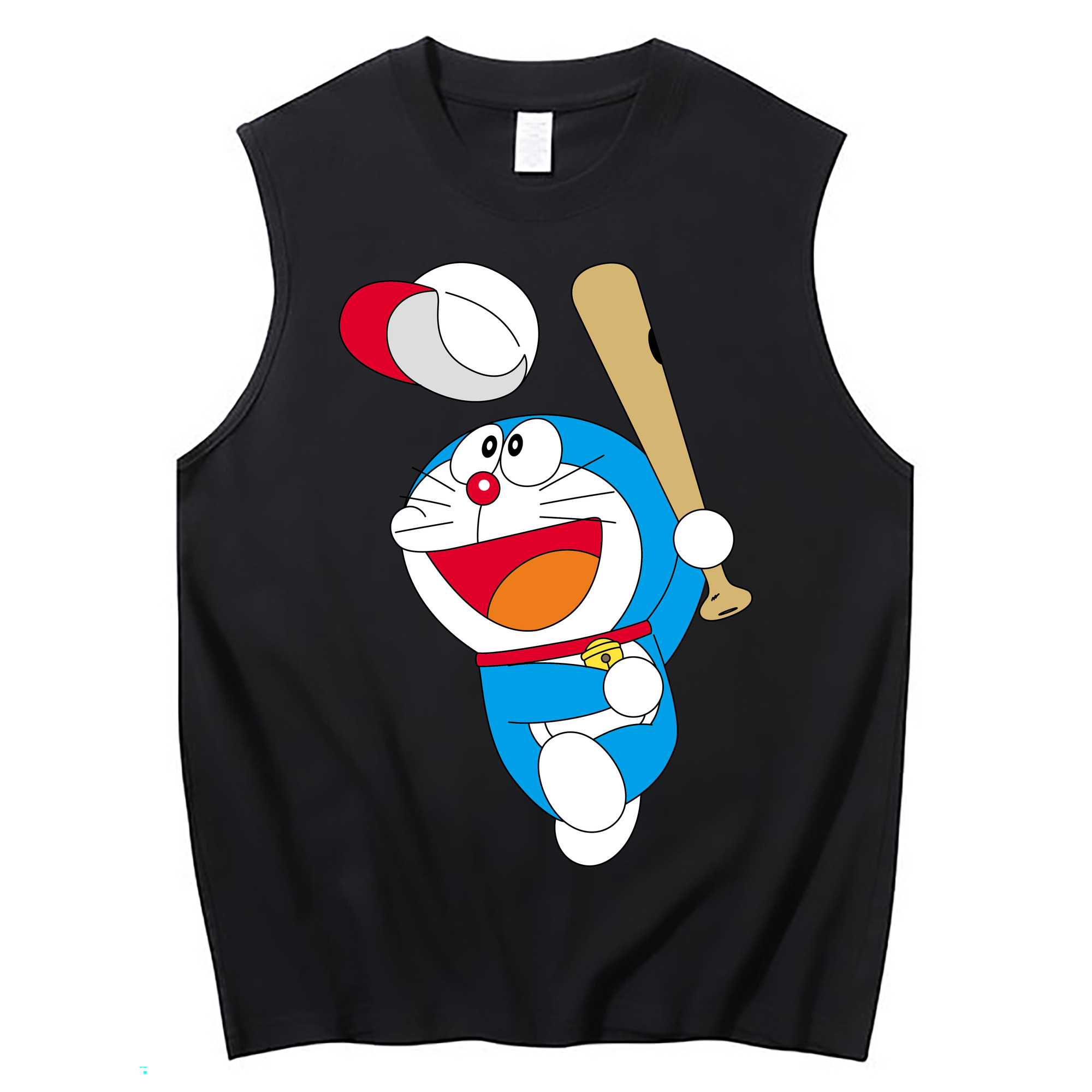（画像用） ドラえもん Doraemon コットン100％タンクトップ（フロントプリント）
