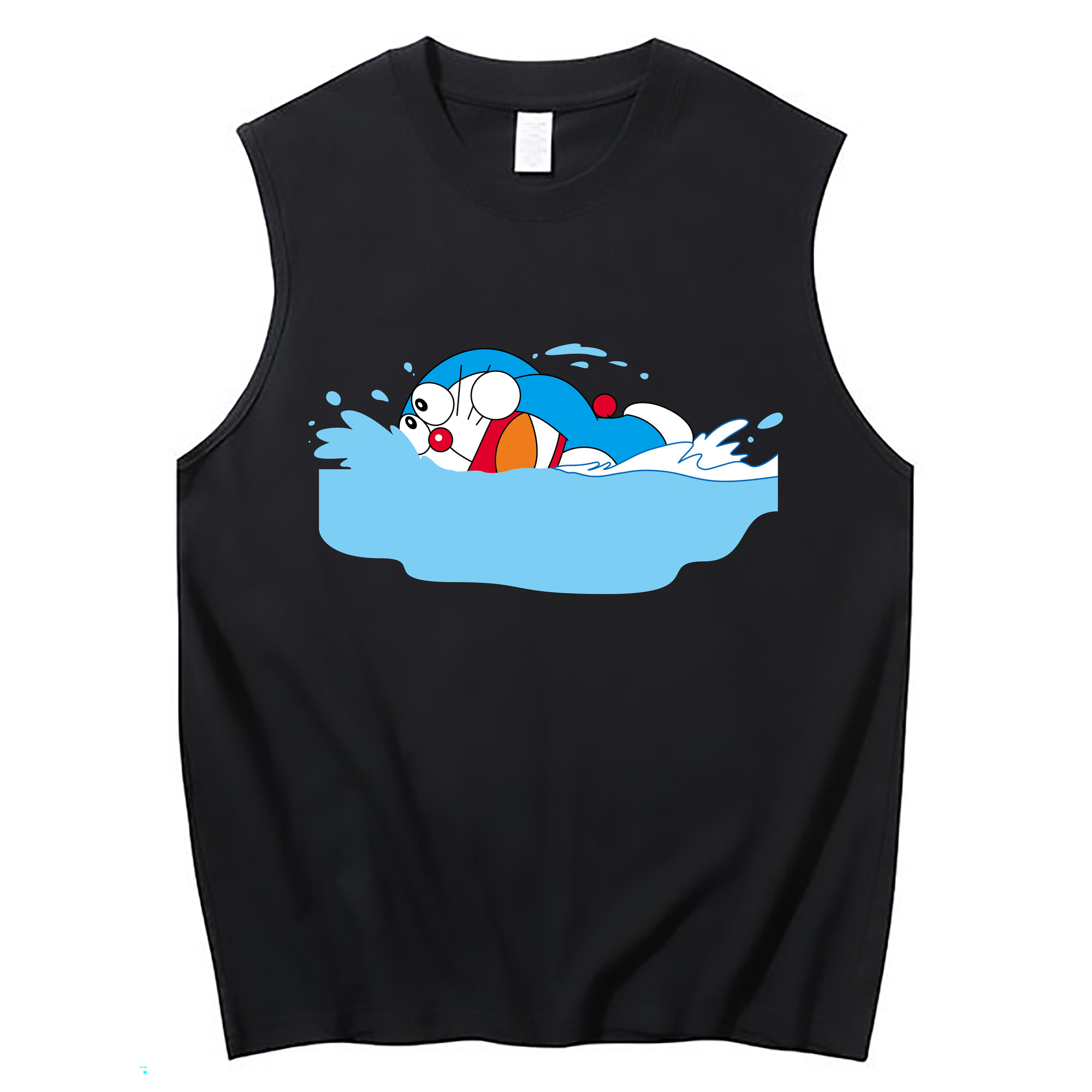 （画像用） ドラえもん Doraemon コットン100％タンクトップ（フロントプリント）