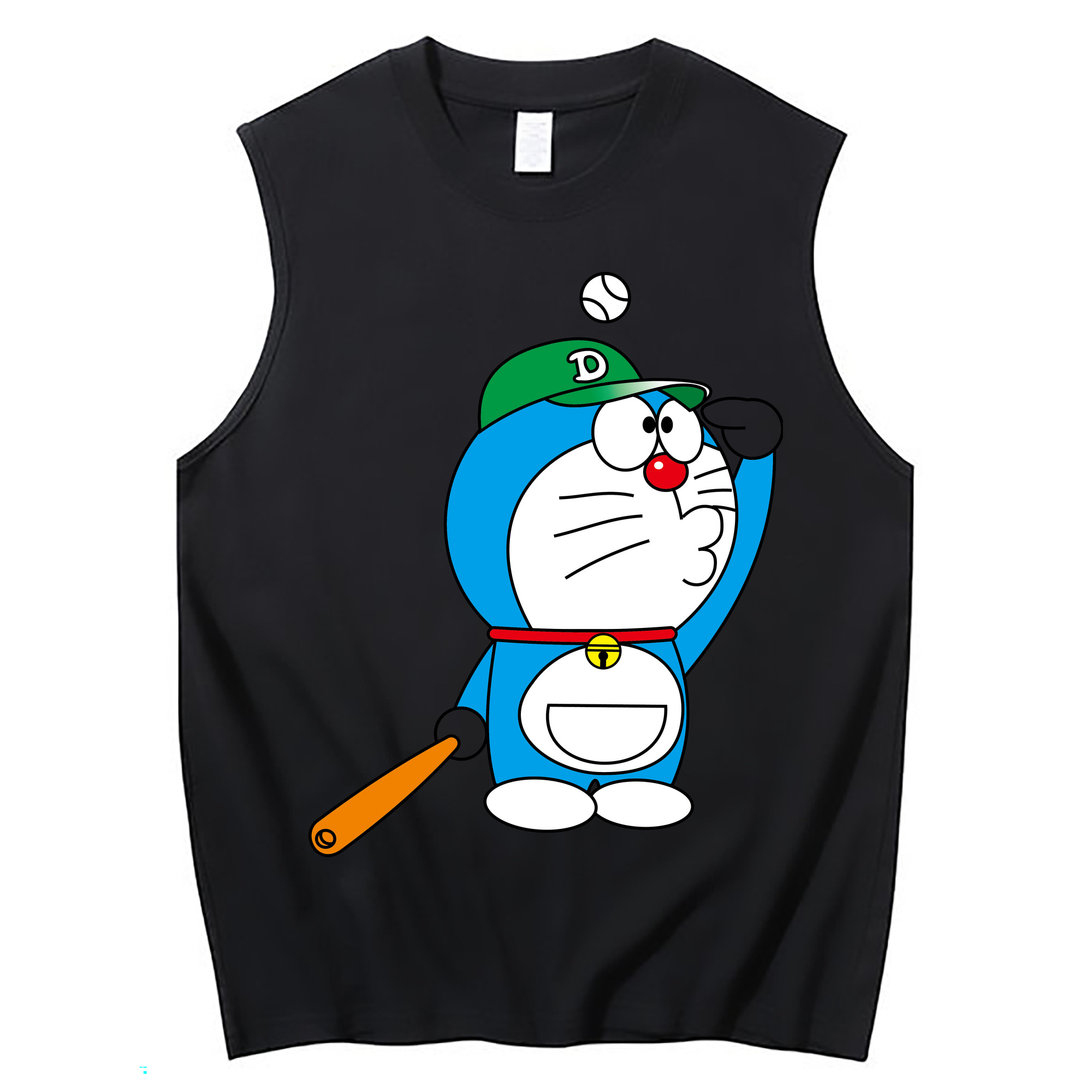 （画像用） ドラえもん Doraemon コットン100％タンクトップ（フロントプリント）