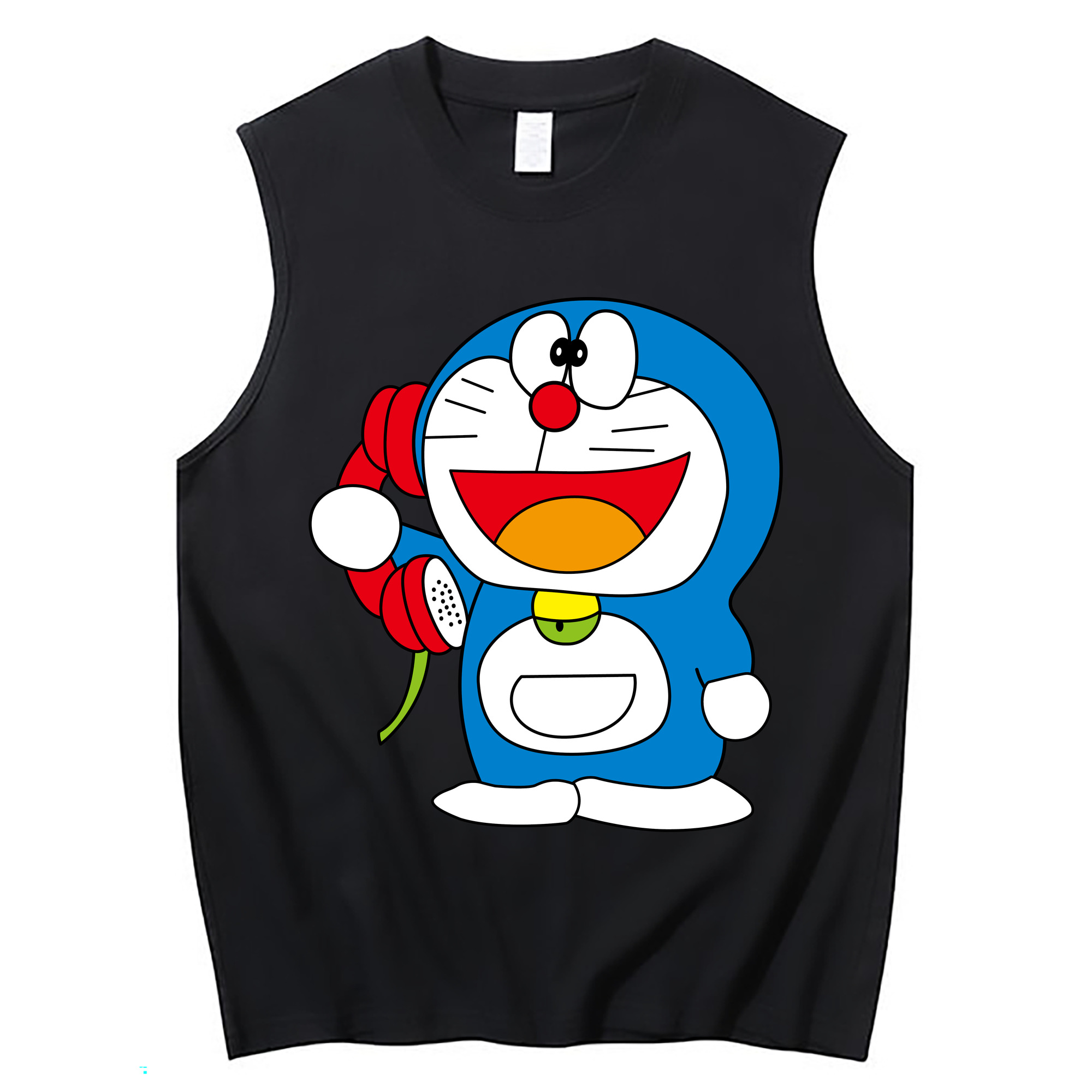 （画像用） ドラえもん Doraemon コットン100％タンクトップ（フロントプリント）