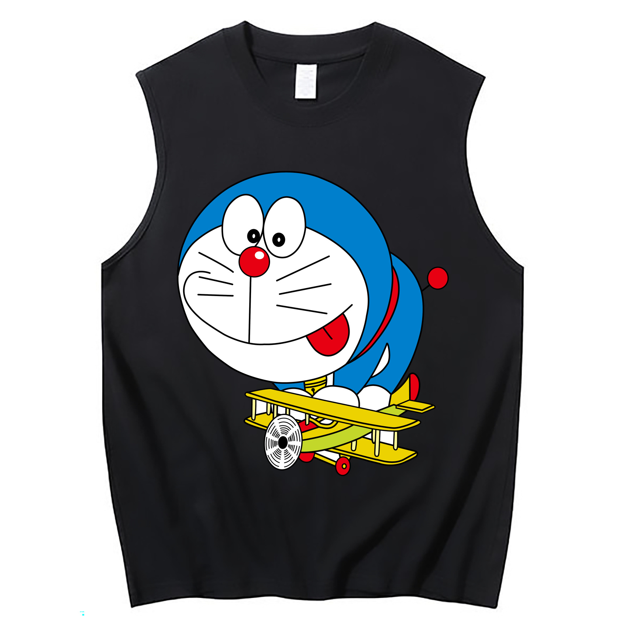 （画像用） ドラえもん Doraemon コットン100％タンクトップ（フロントプリント）