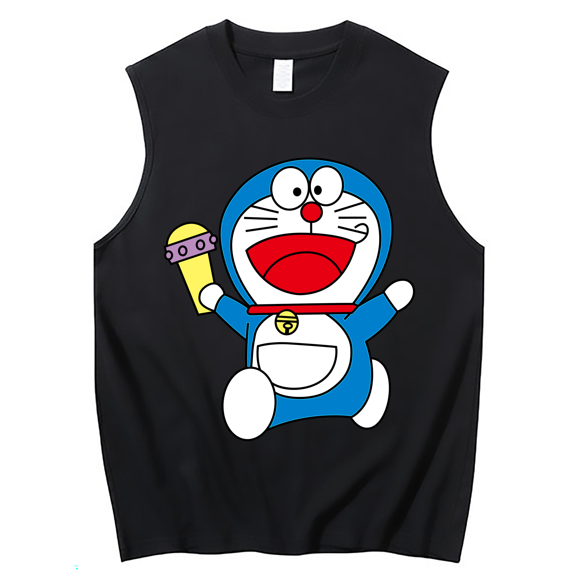 （画像用） ドラえもん Doraemon コットン100％タンクトップ（フロントプリント）