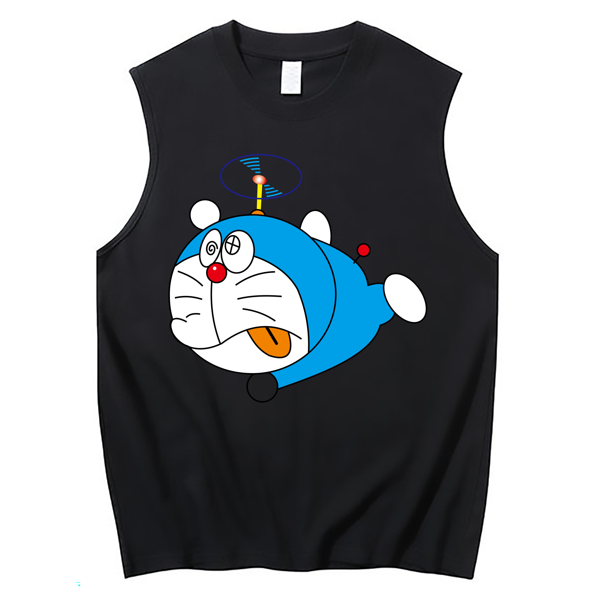 （画像用） ドラえもん Doraemon コットン100％タンクトップ（フロントプリント）