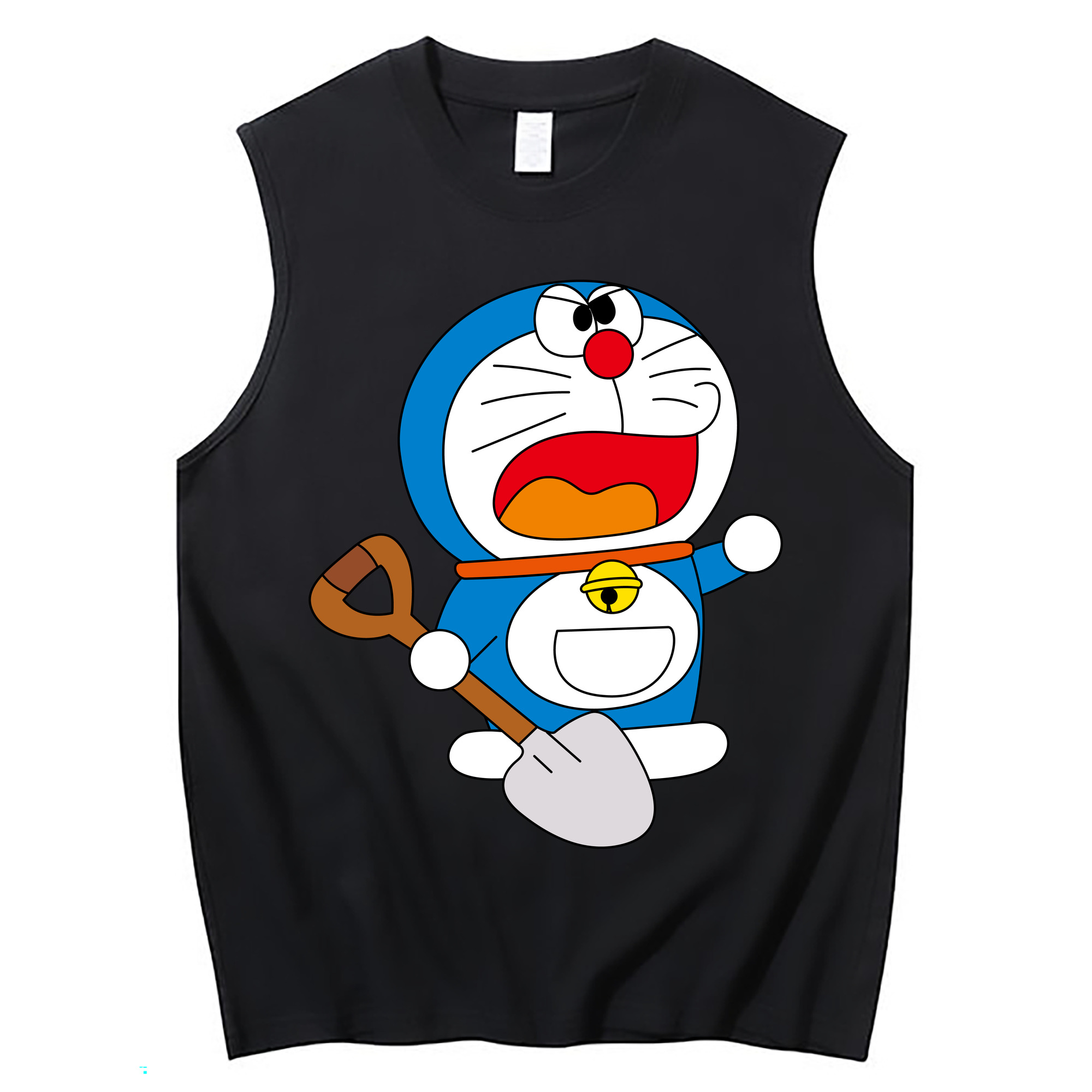 （画像用） ドラえもん Doraemon コットン100％タンクトップ（フロントプリント）