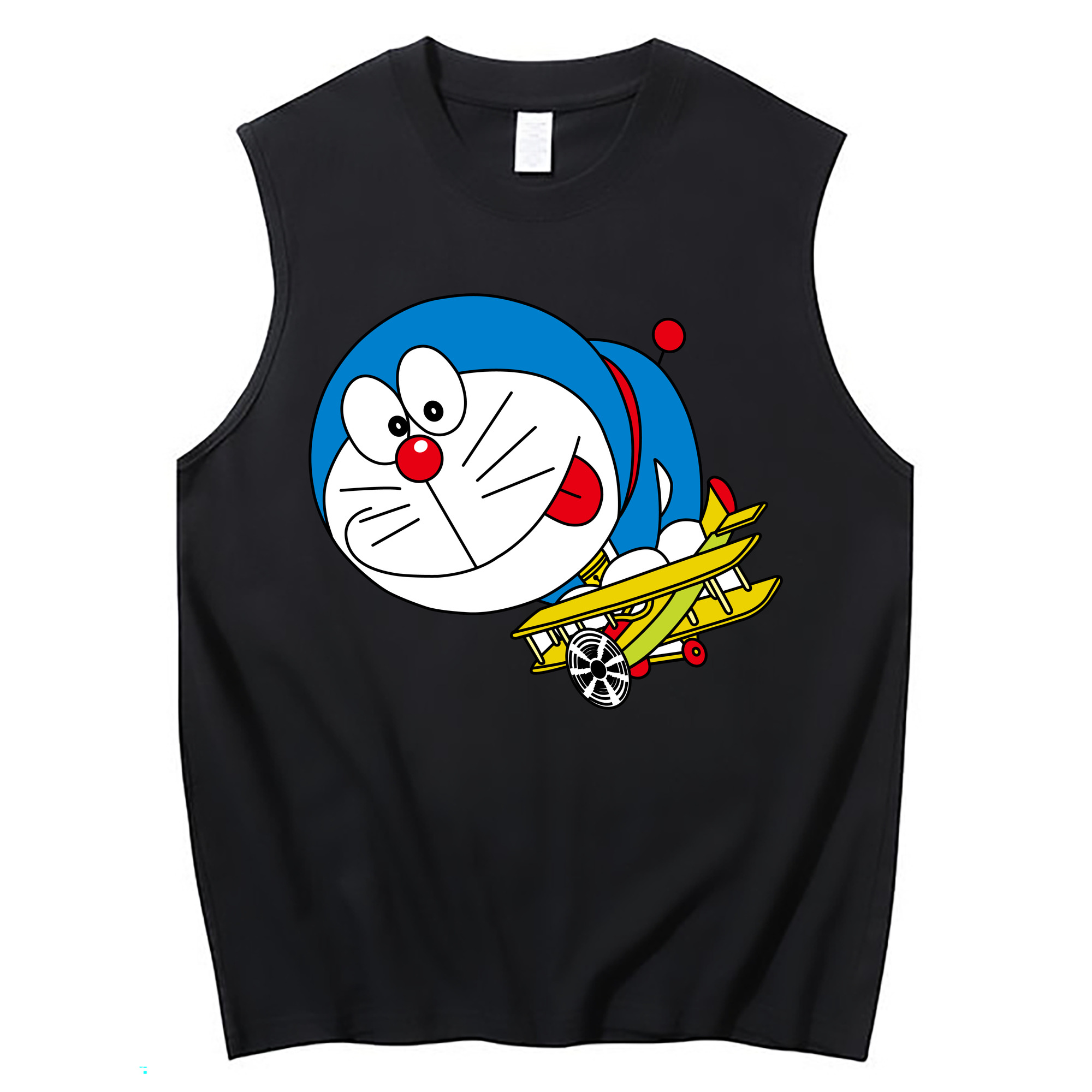 （画像用） ドラえもん Doraemon コットン100％タンクトップ（フロントプリント）
