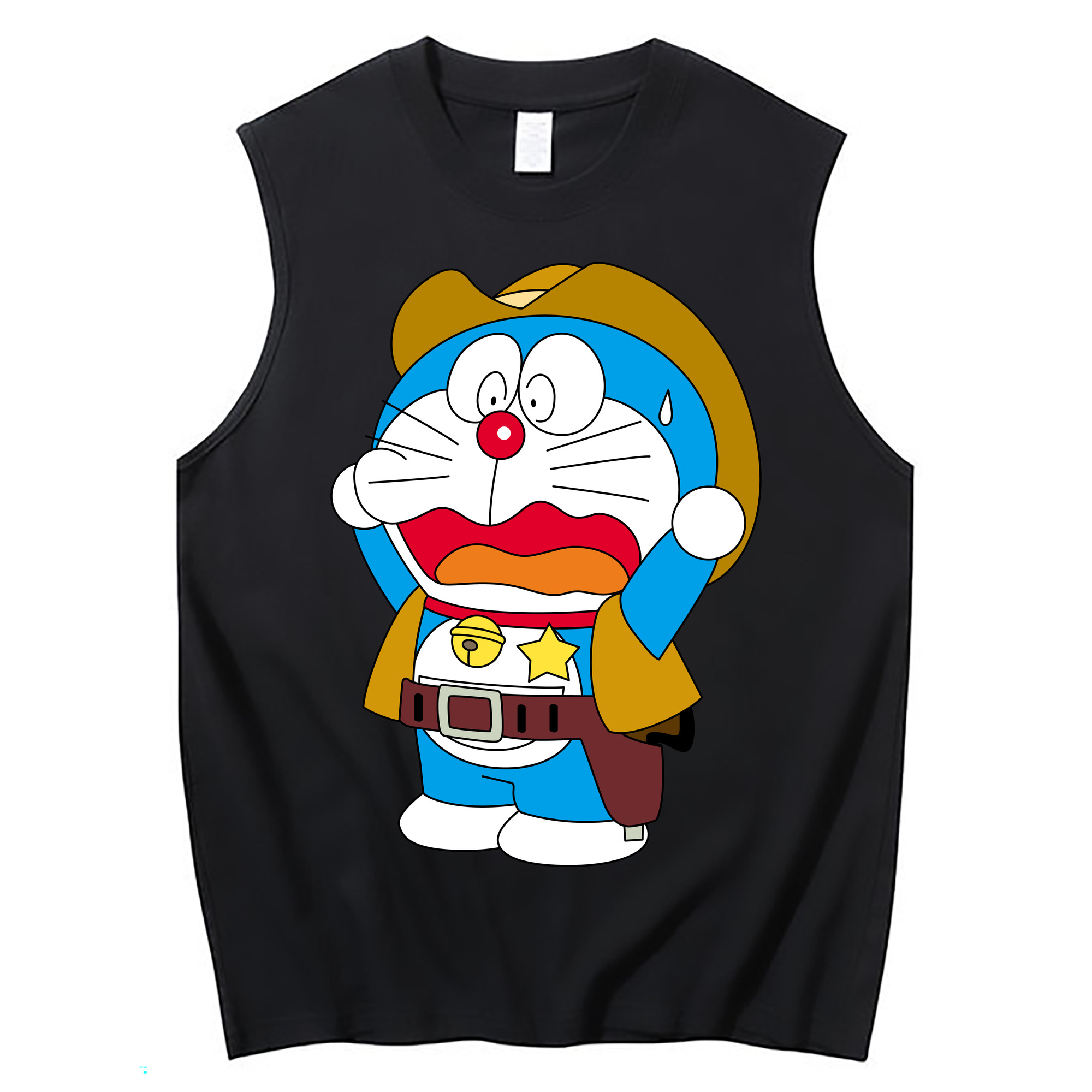 （画像用） ドラえもん Doraemon コットン100％タンクトップ（フロントプリント）