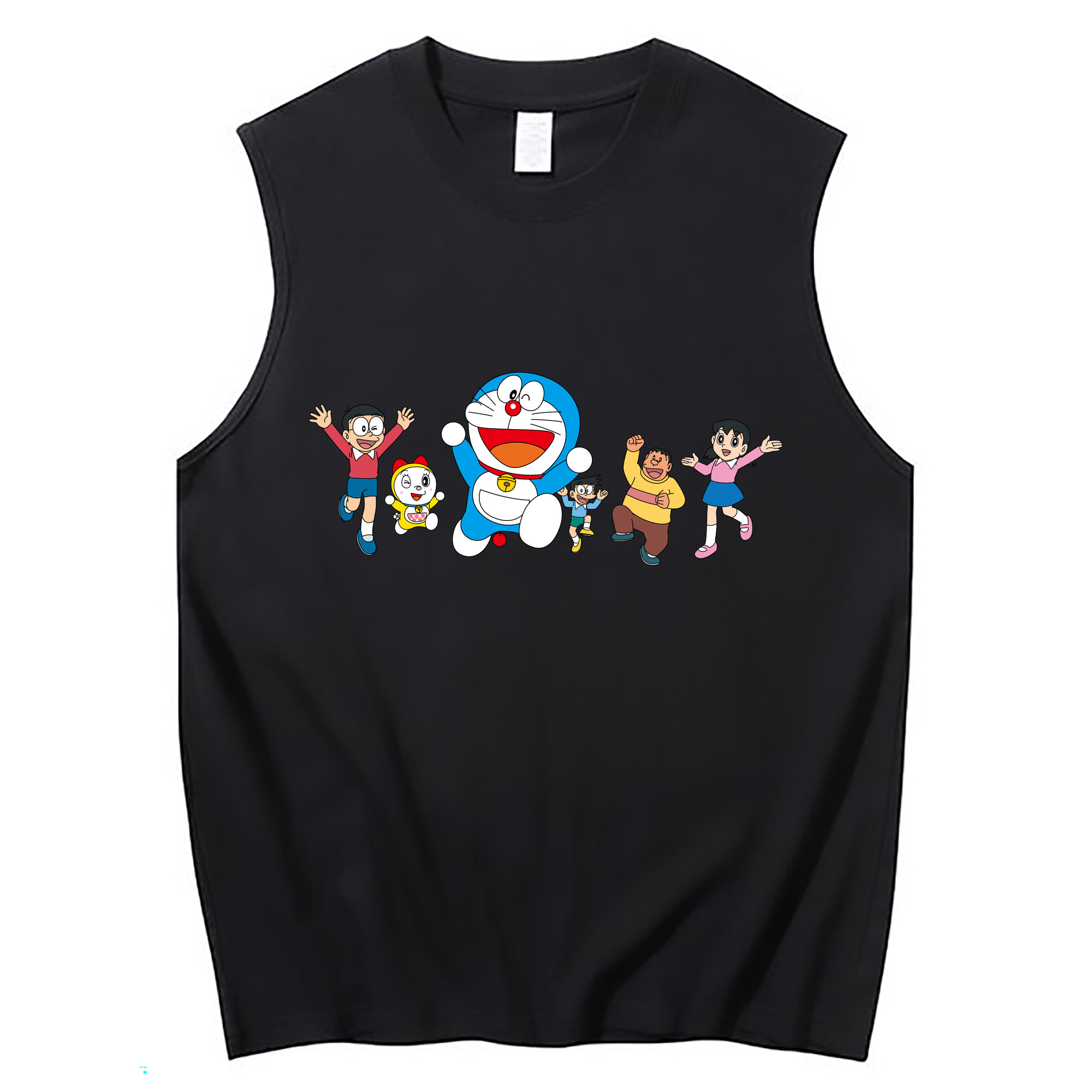 （画像用） ドラえもん 骨川 スネ夫 Doraemon Honekawa Suneo コットン100％タンクトップ（フロントプリント）