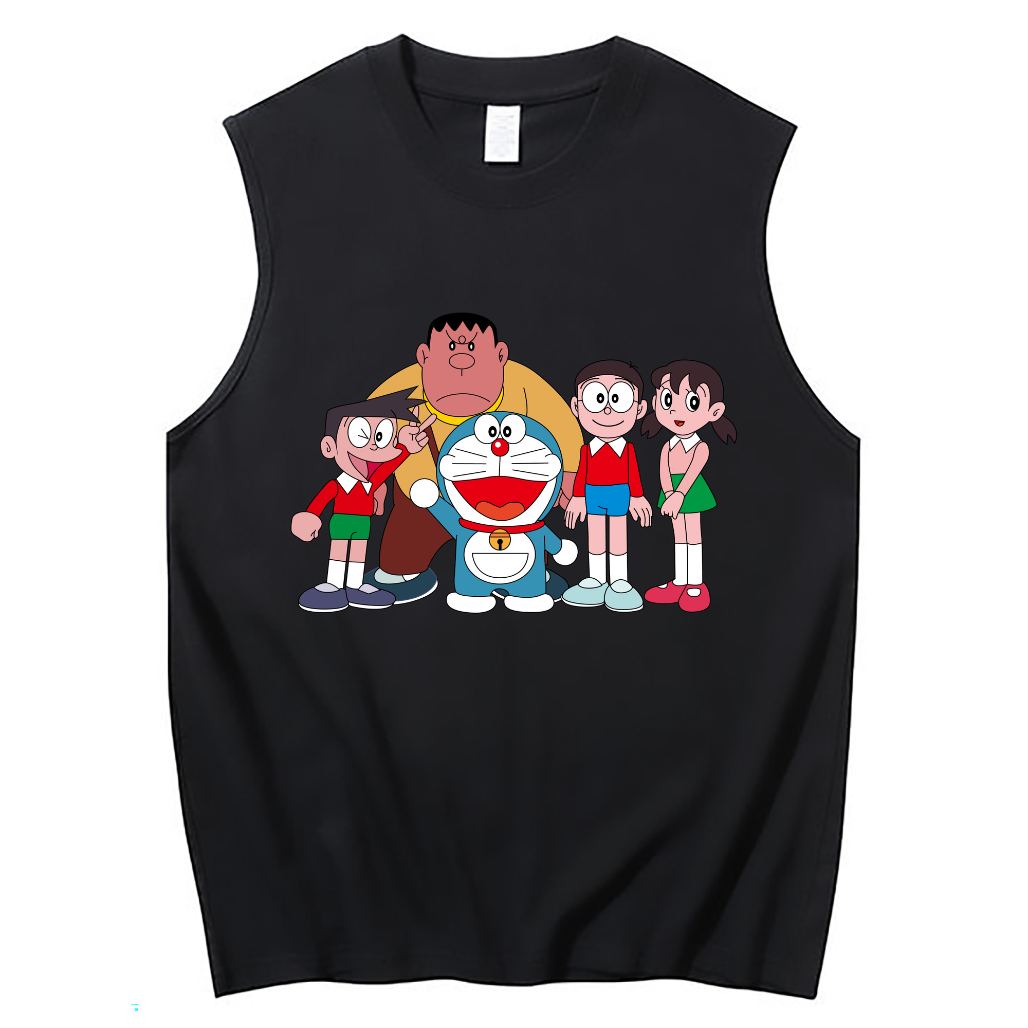 （画像用） ドラえもん 骨川 スネ夫 Doraemon Honekawa Suneo コットン100％タンクトップ（フロントプリント）