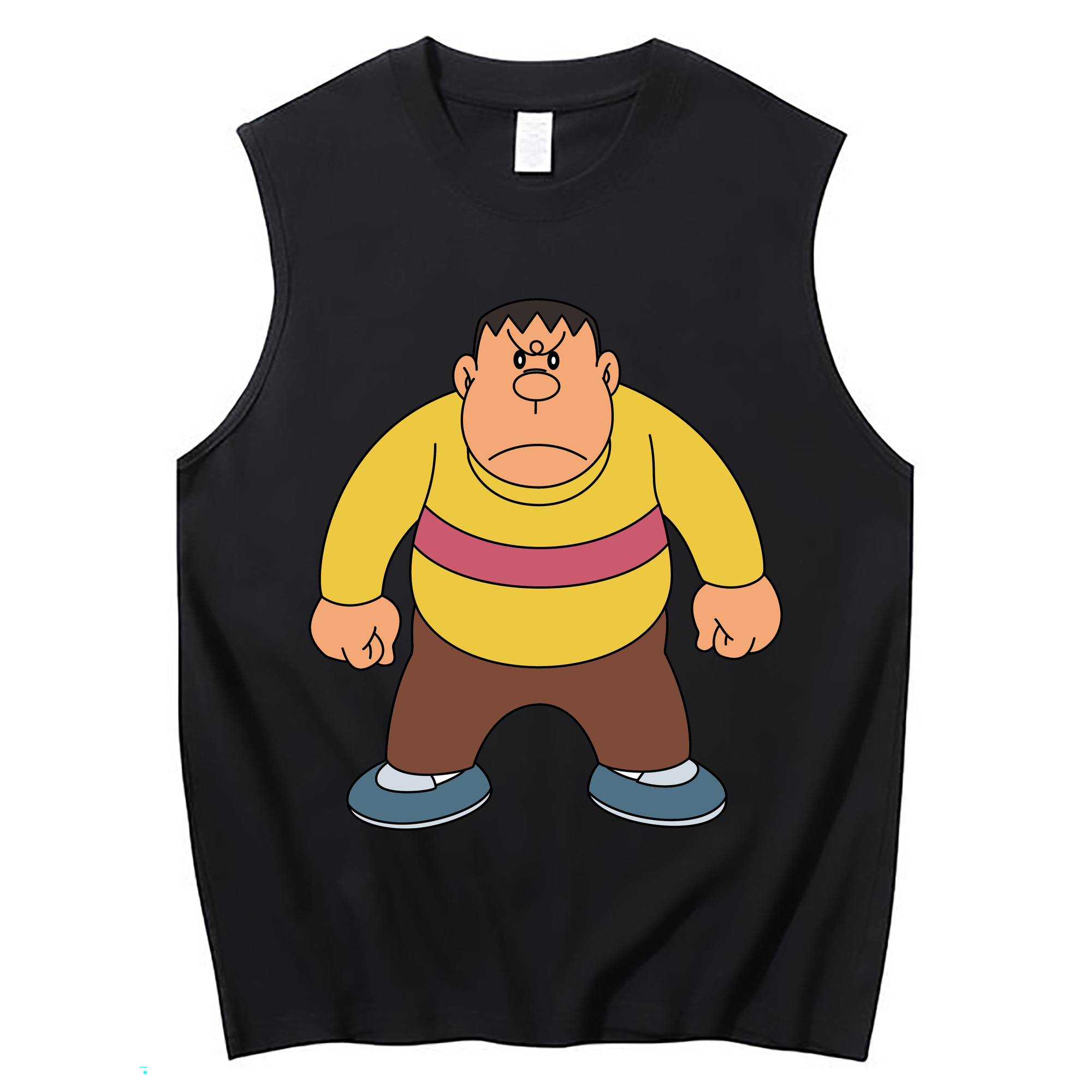 （画像用） ドラえもん 剛田武 Doraemon Gouta Takeshi コットン100％タンクトップ（フロントプリント）