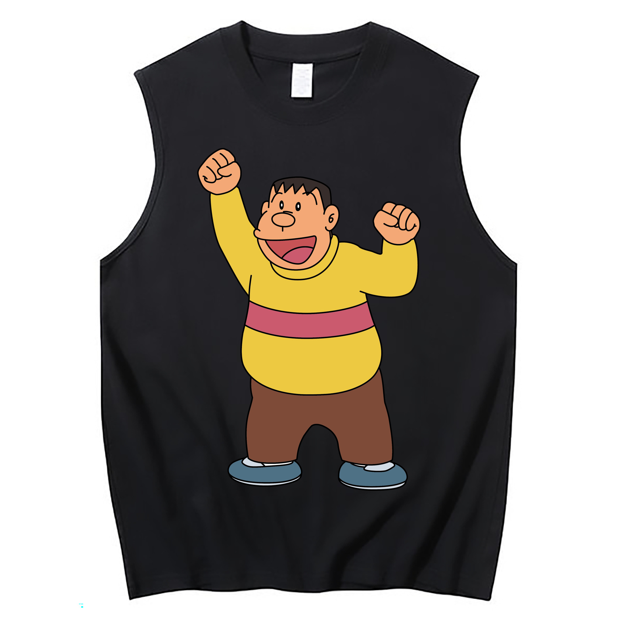 （画像用） ドラえもん 剛田武 Doraemon Gouta Takeshi コットン100％タンクトップ（フロントプリント）