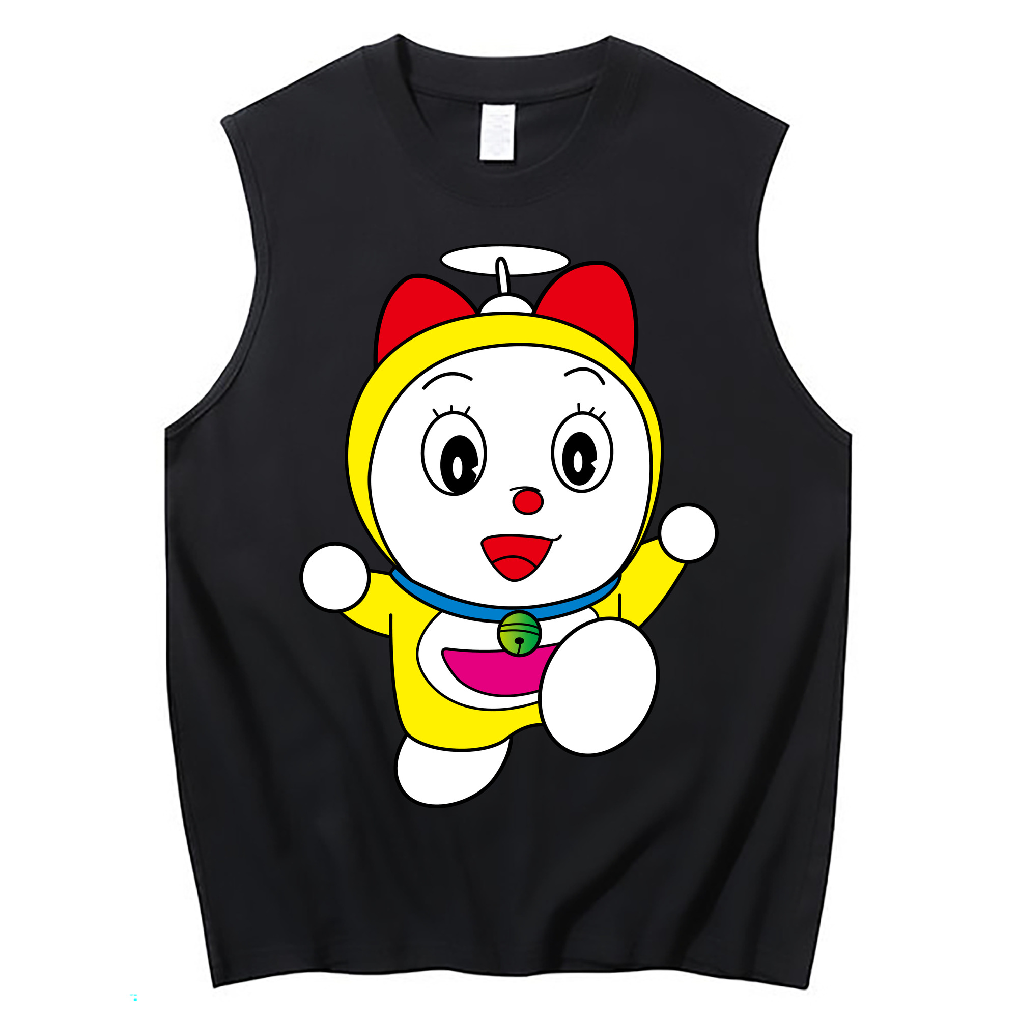 （画像用） ドラえもん ドラミ Doraemon Dorami コットン100％タンクトップ（フロントプリント）