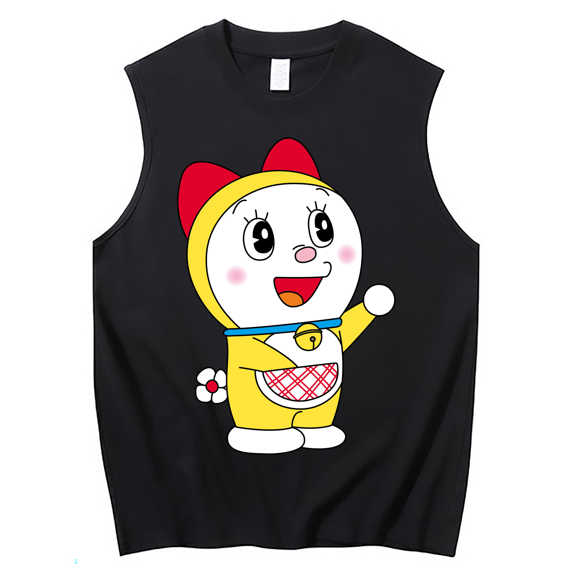 （画像用） ドラえもん ドラミ Doraemon Dorami コットン100％タンクトップ（フロントプリント）