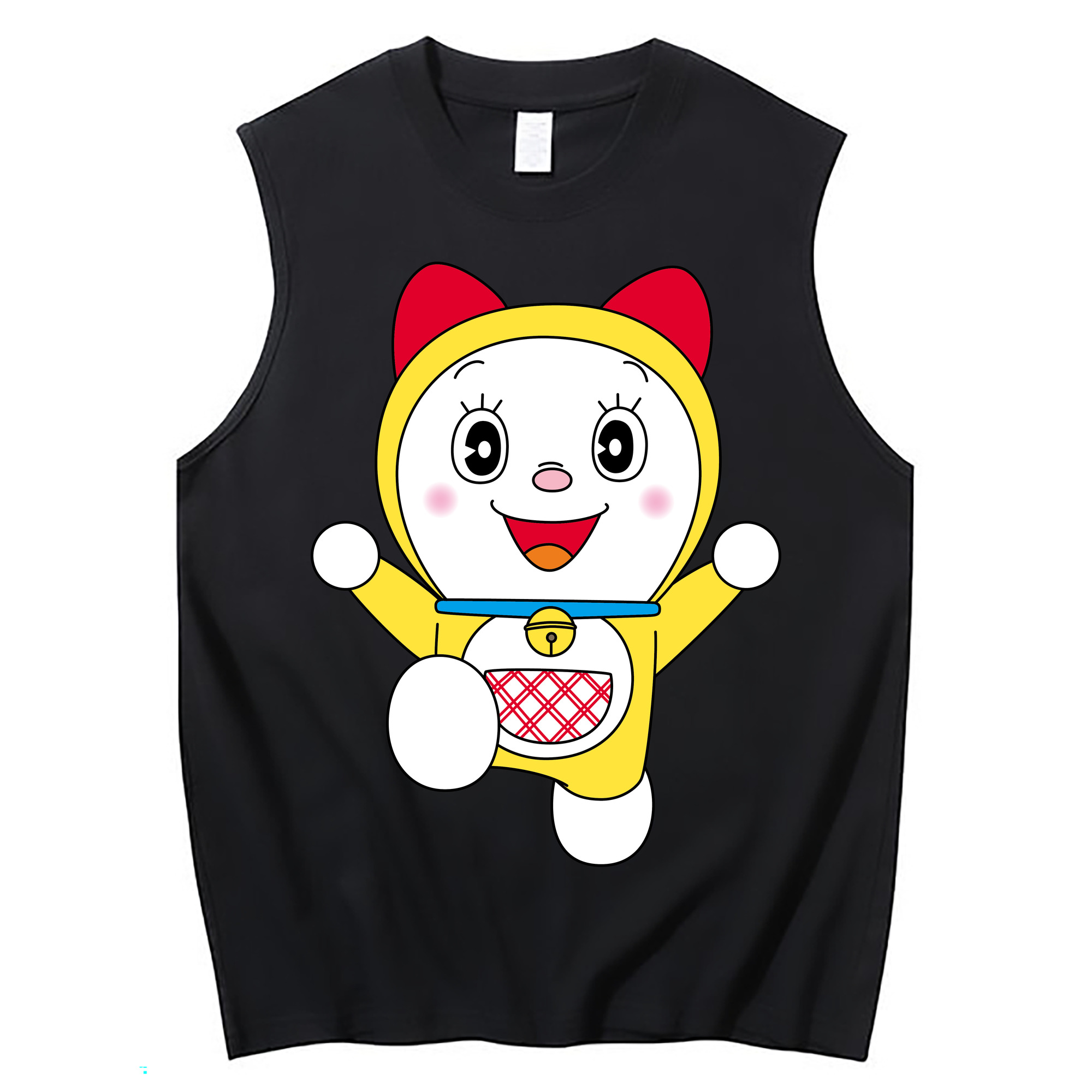 （画像用） ドラえもん ドラミ Doraemon Dorami コットン100％タンクトップ（フロントプリント）