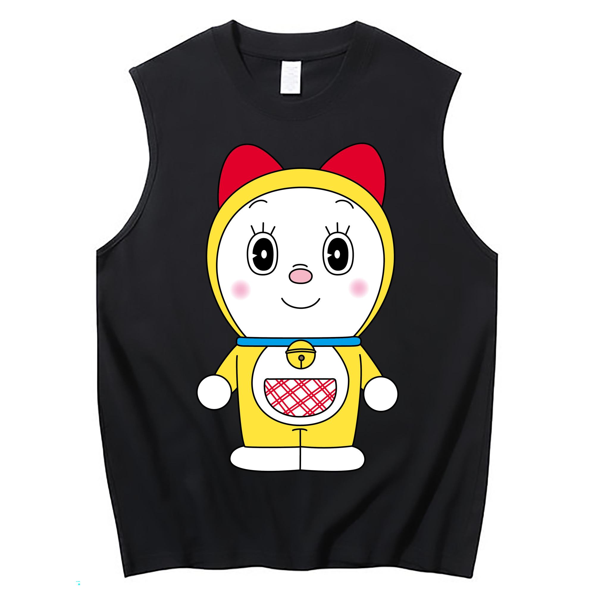 （画像用） ドラえもん ドラミ Doraemon Dorami コットン100％タンクトップ（フロントプリント）