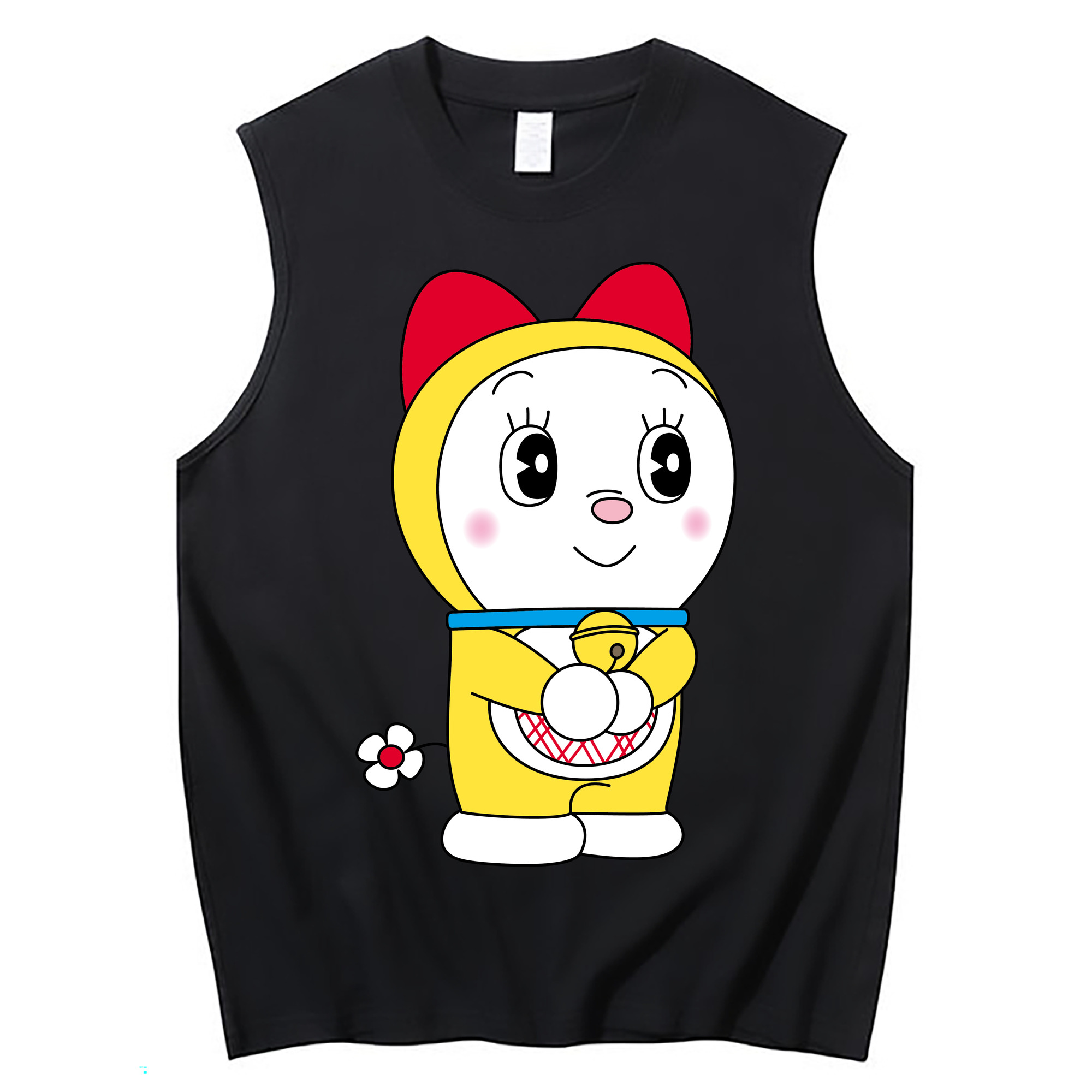 （画像用） ドラえもん ドラミ Doraemon Dorami コットン100％タンクトップ（フロントプリント）