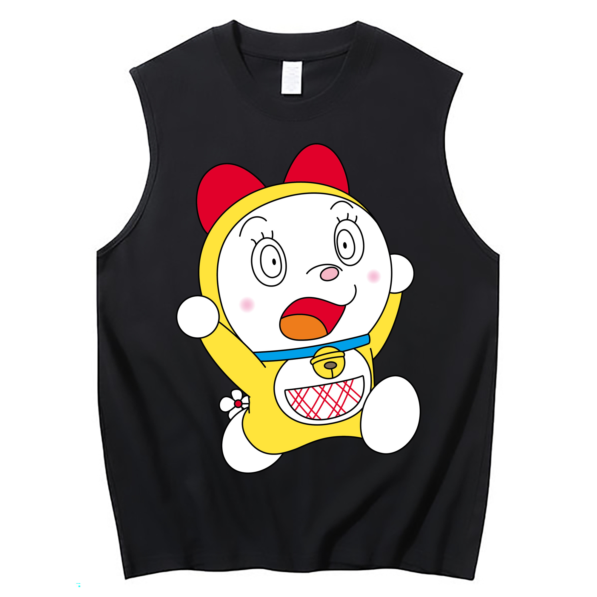 （画像用） ドラえもん ドラミ Doraemon Dorami コットン100％タンクトップ（フロントプリント）