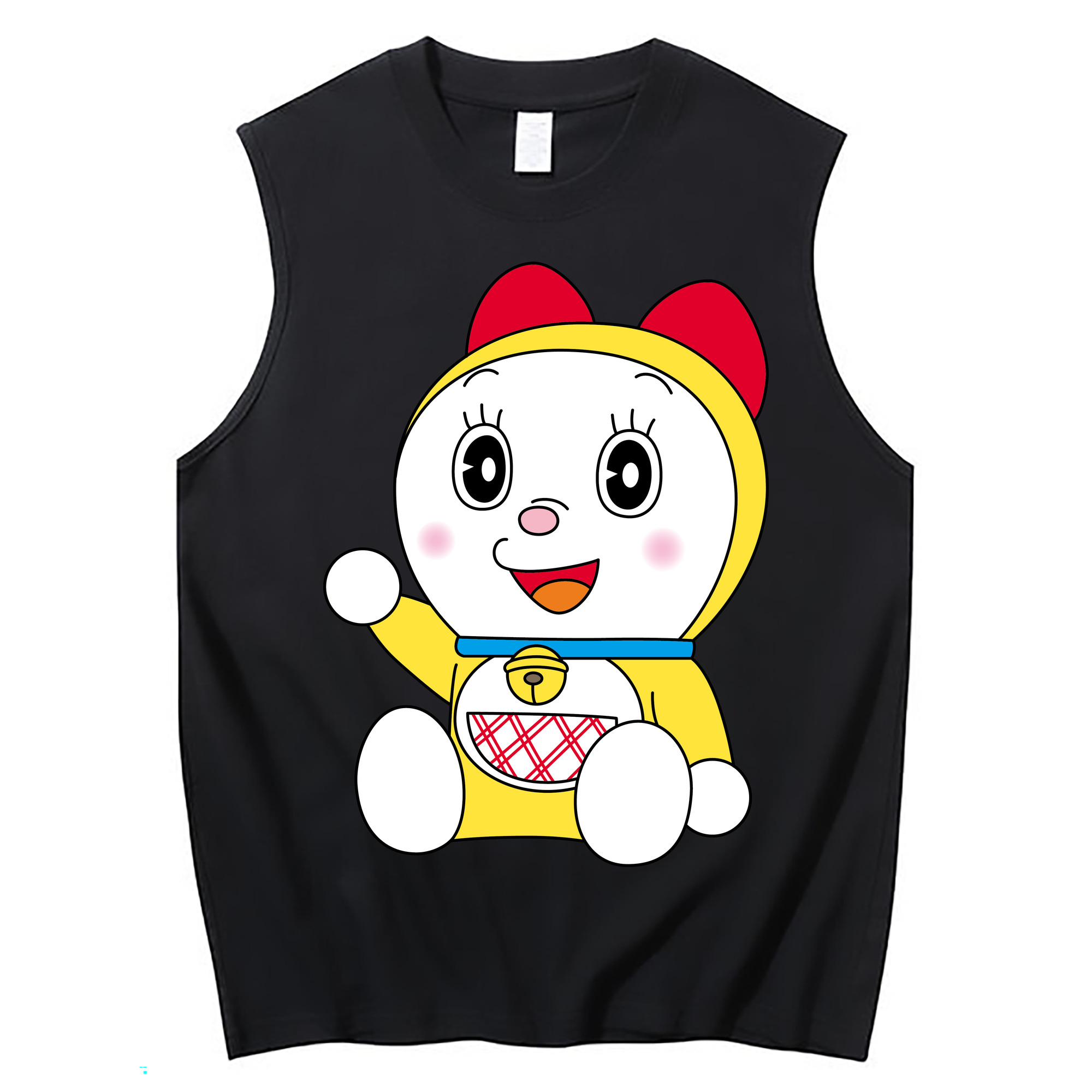 （画像用） ドラえもん ドラミ Doraemon Dorami コットン100％タンクトップ（フロントプリント）