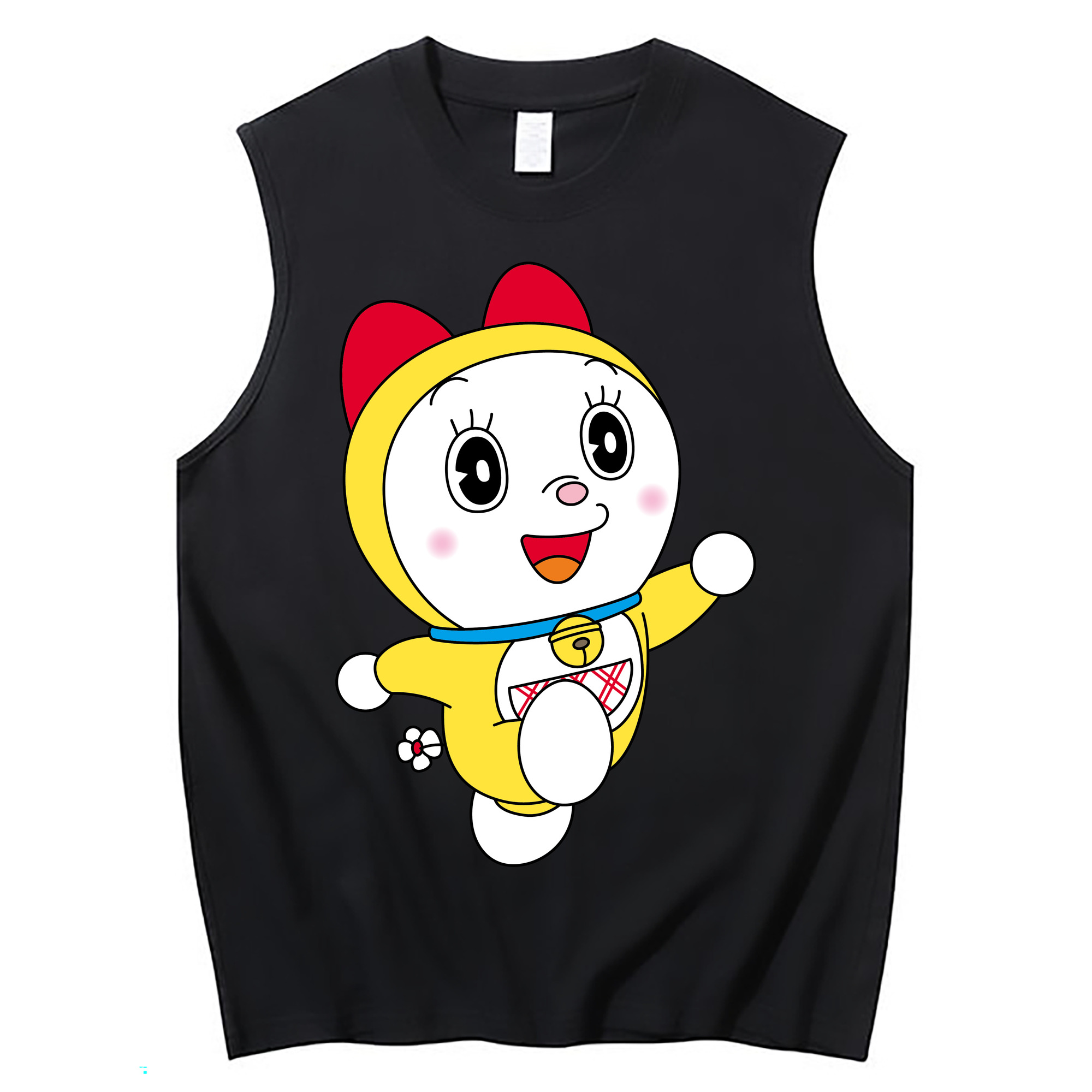 （画像用） ドラえもん ドラミ Doraemon Dorami コットン100％タンクトップ（フロントプリント）