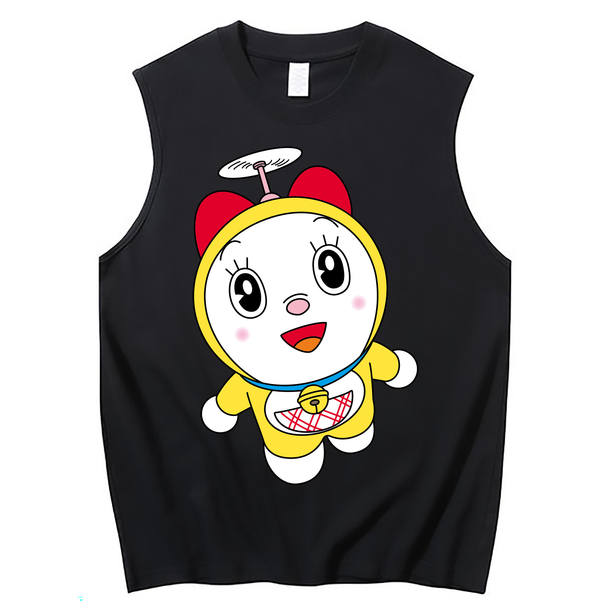 （画像用） ドラえもん ドラミ Doraemon Dorami コットン100％タンクトップ（フロントプリント）