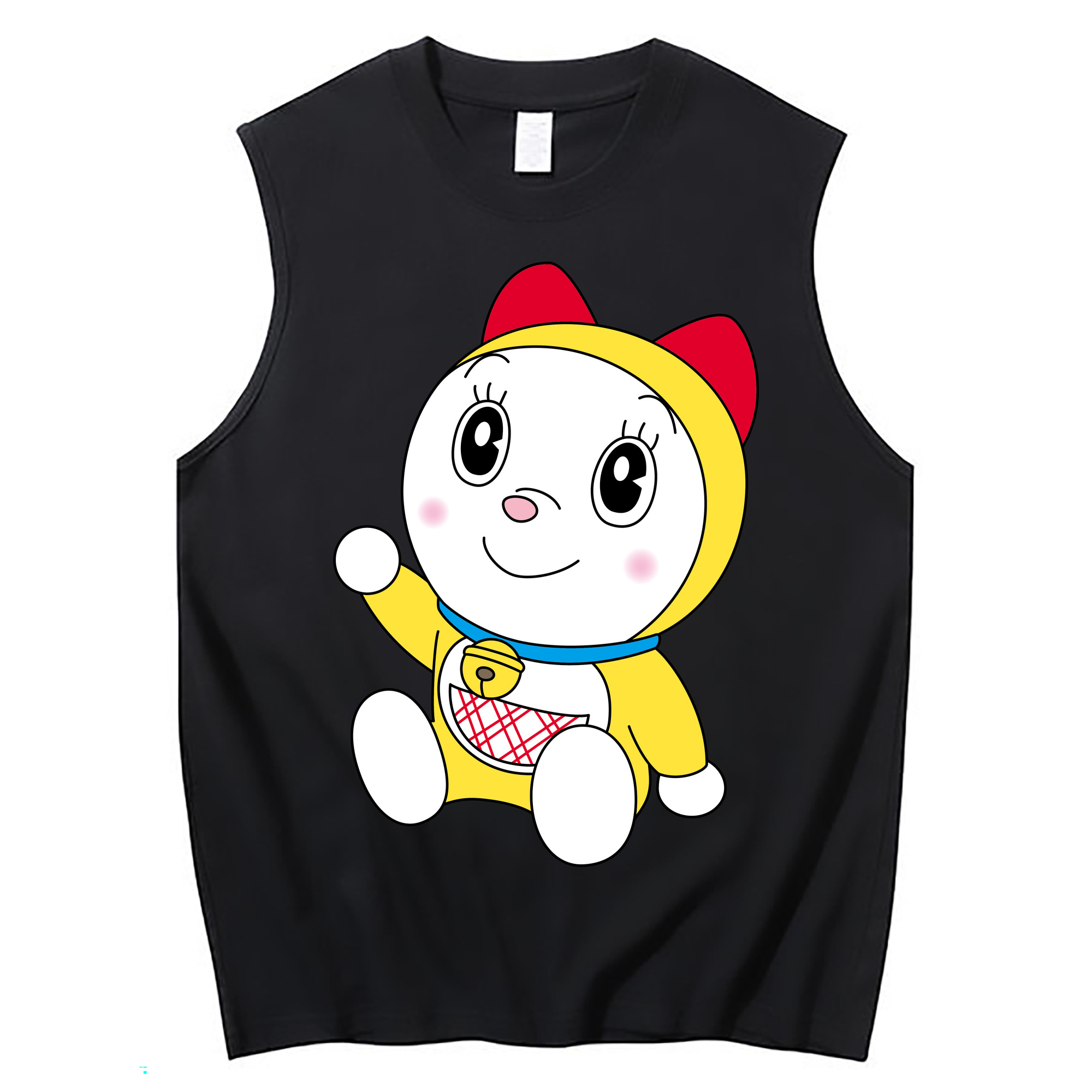 （画像用） ドラえもん ドラミ Doraemon Dorami コットン100％タンクトップ（フロントプリント）