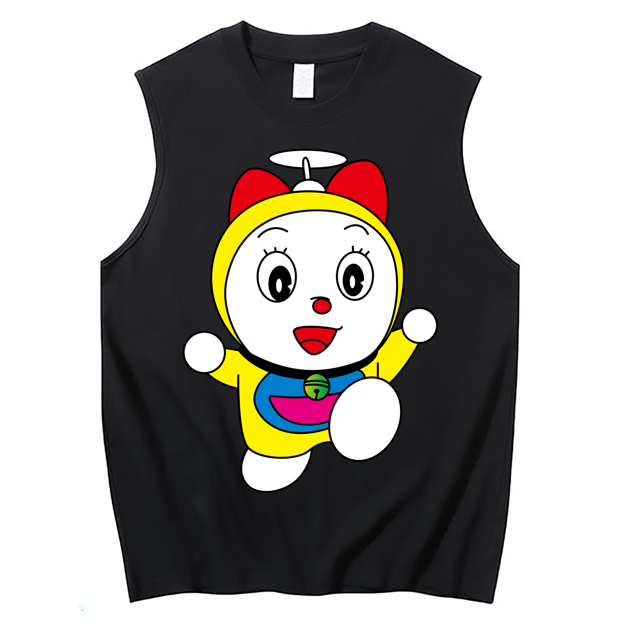 （画像用） ドラえもん ドラミ Doraemon Dorami コットン100％タンクトップ（フロントプリント）