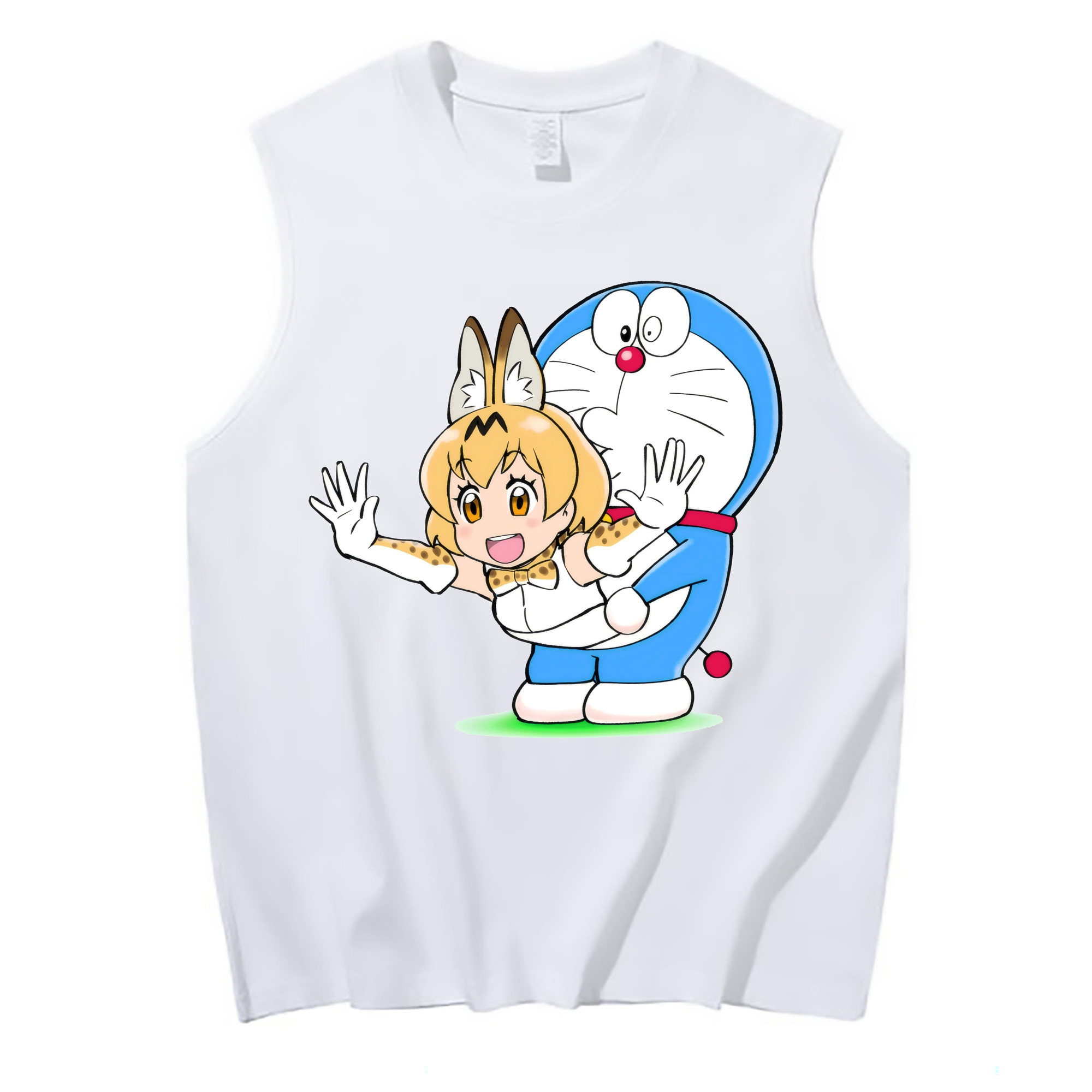 （画像用） ドラえもん Doraemon コットン100％タンクトップ（フロントプリント）