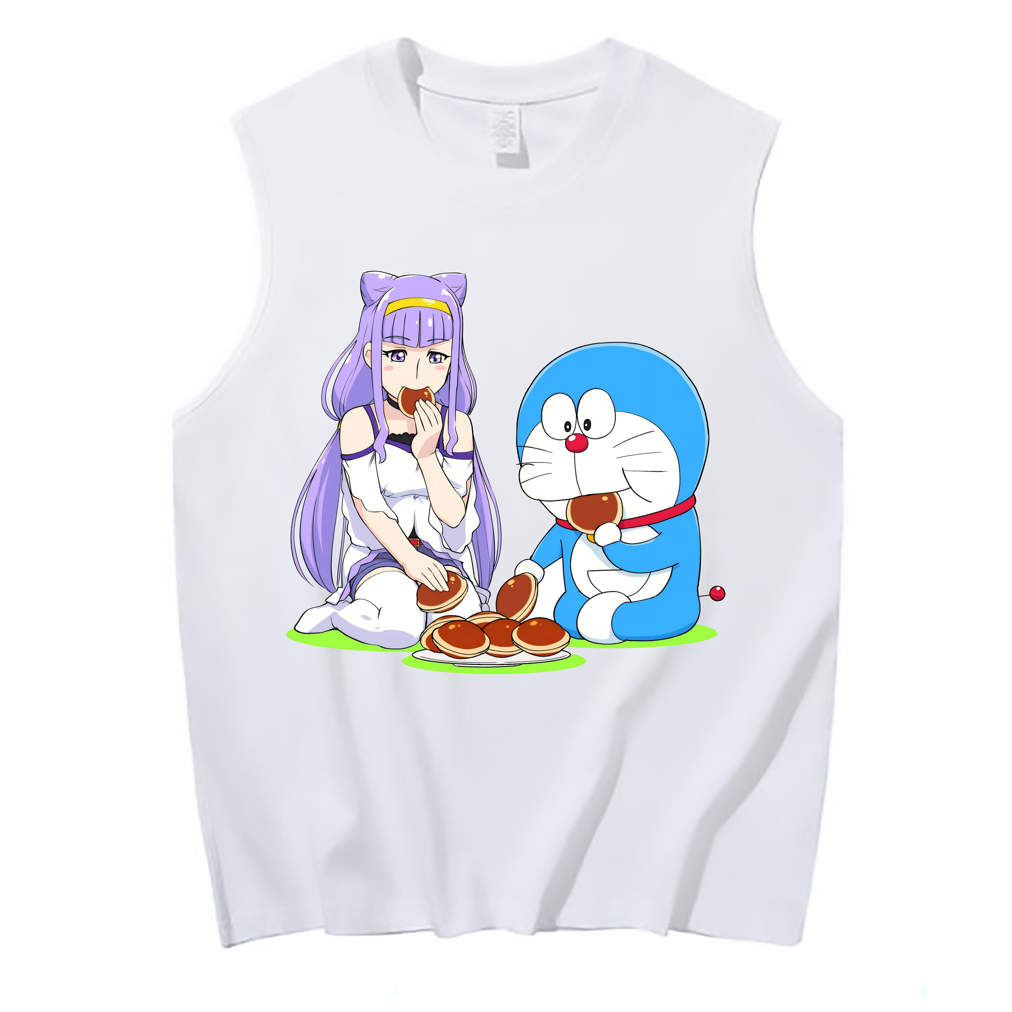 （画像用） ドラえもん Doraemon コットン100％タンクトップ（フロントプリント）