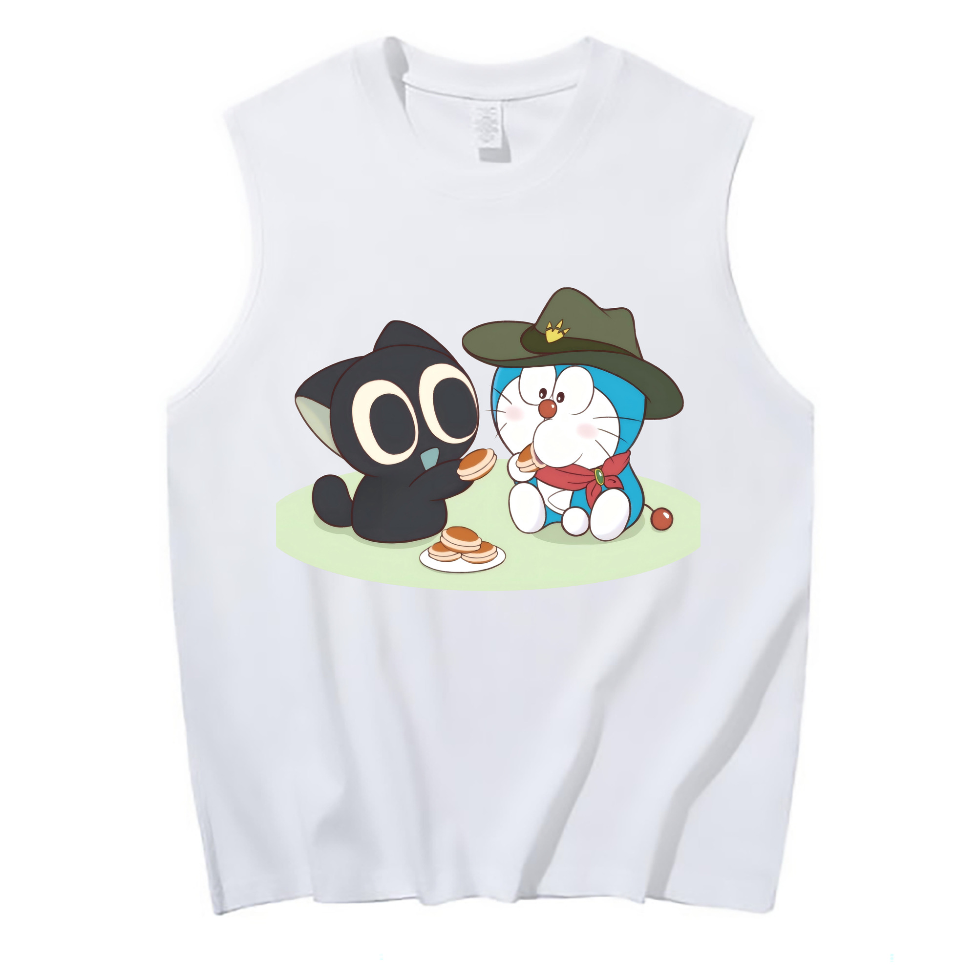 （画像用） ドラえもん Doraemon コットン100％タンクトップ（フロントプリント）