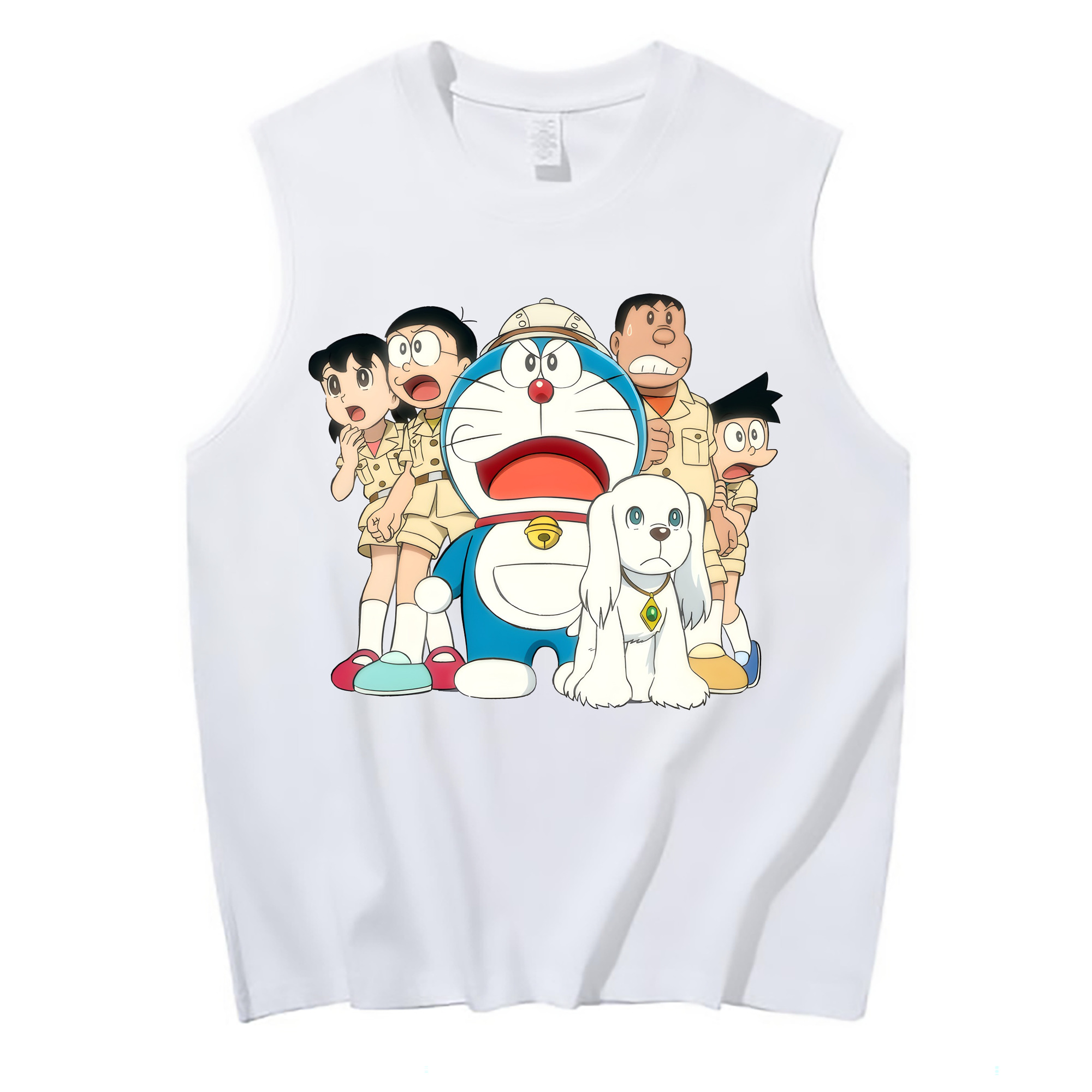 （画像用） ドラえもん Doraemon コットン100％タンクトップ（フロントプリント）