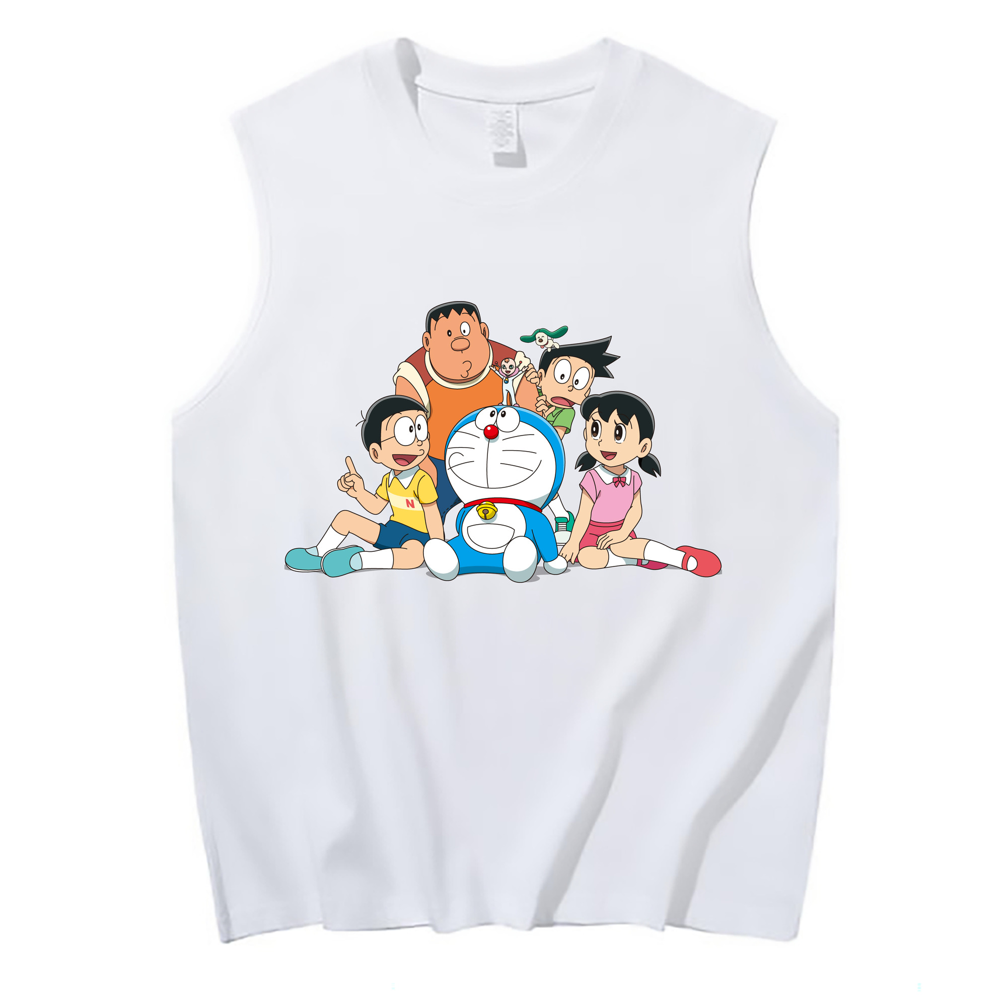 （画像用） ドラえもん Doraemon コットン100％タンクトップ（フロントプリント）