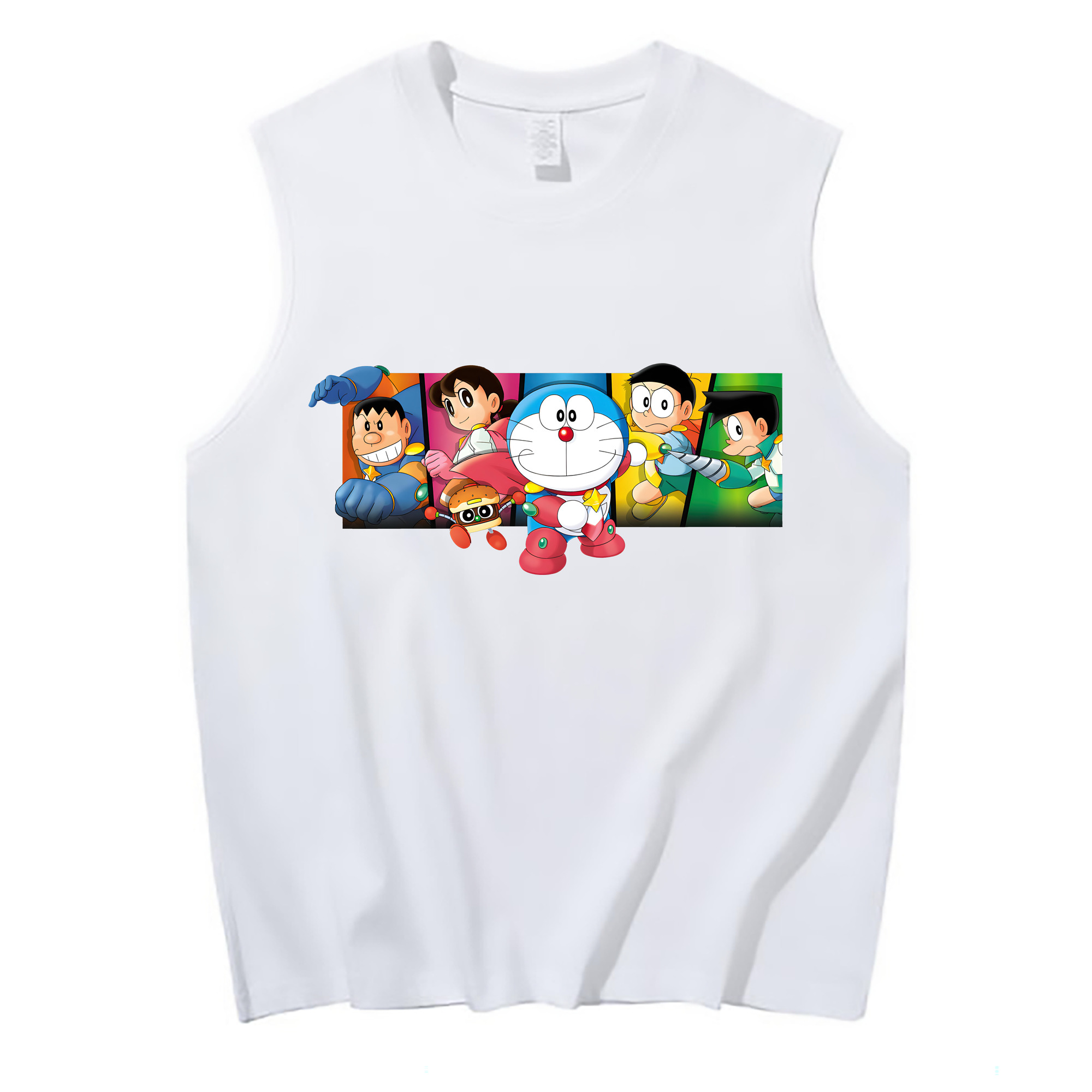 （画像用） ドラえもん Doraemon コットン100％タンクトップ（フロントプリント）