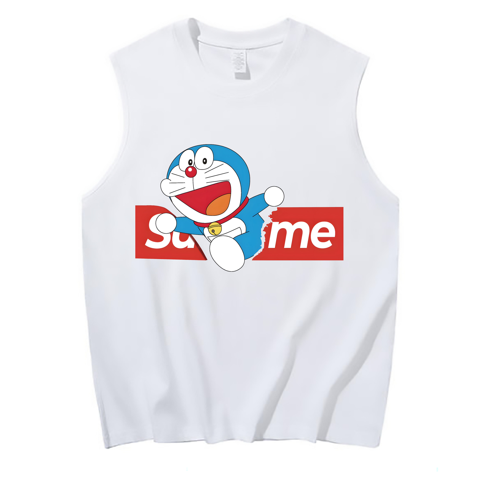 （画像用） ドラえもん Doraemon コットン100％タンクトップ（フロントプリント）