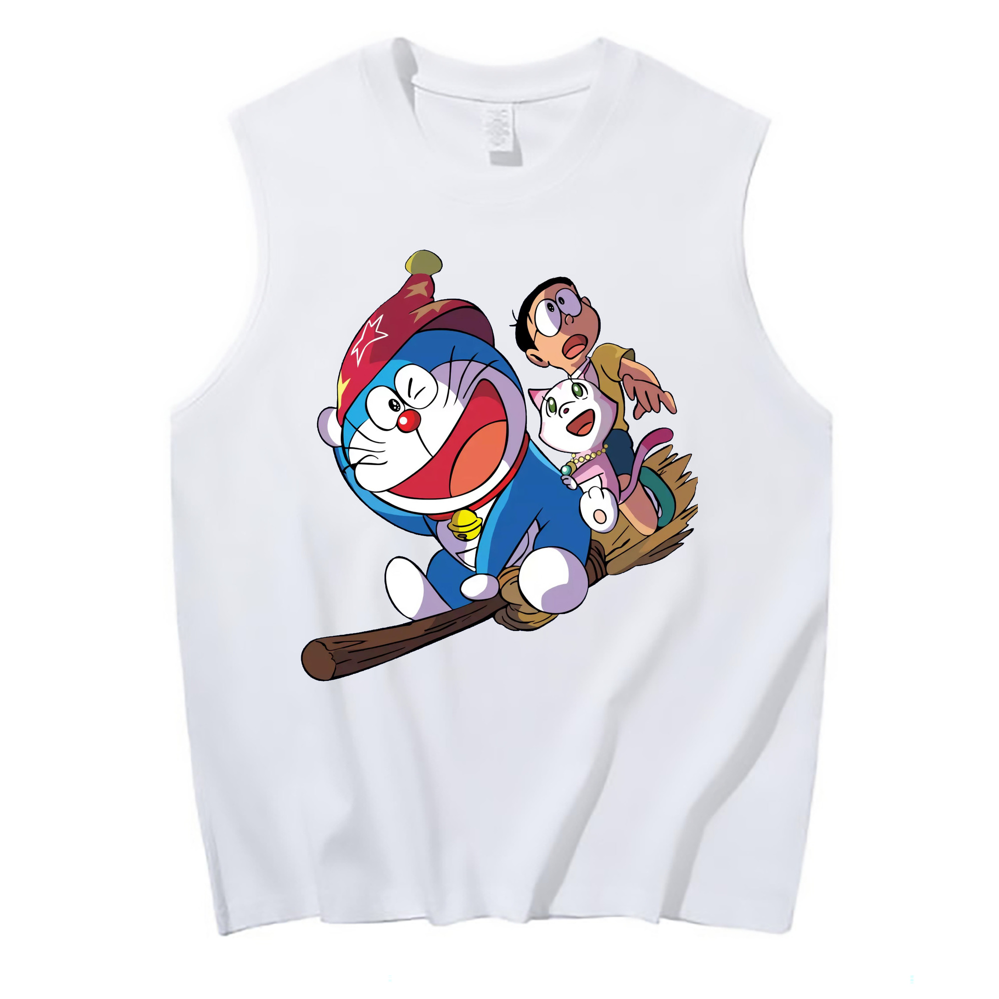 （画像用） ドラえもん Doraemon コットン100％タンクトップ（フロントプリント）